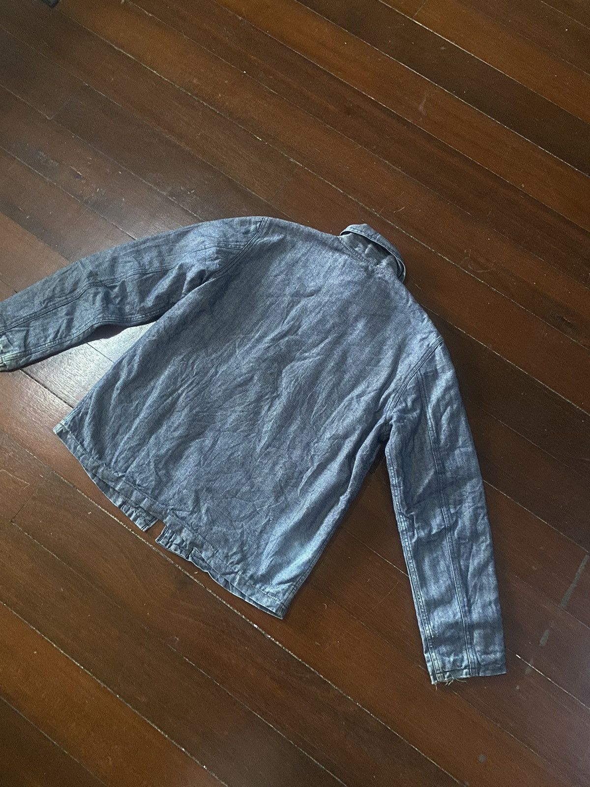 Warehouse Fire 🔥 FULL COUNT denim jacket double pocket heavy jacket Size US L / EU 52-54 / 3 - 21 Thumbnail