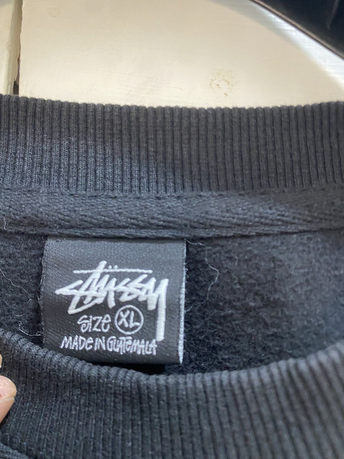 Stussy Stüssy Dadi sweatshirt, size XL, black, with print, used Size US XL / EU 56 / 4 - 7 Thumbnail