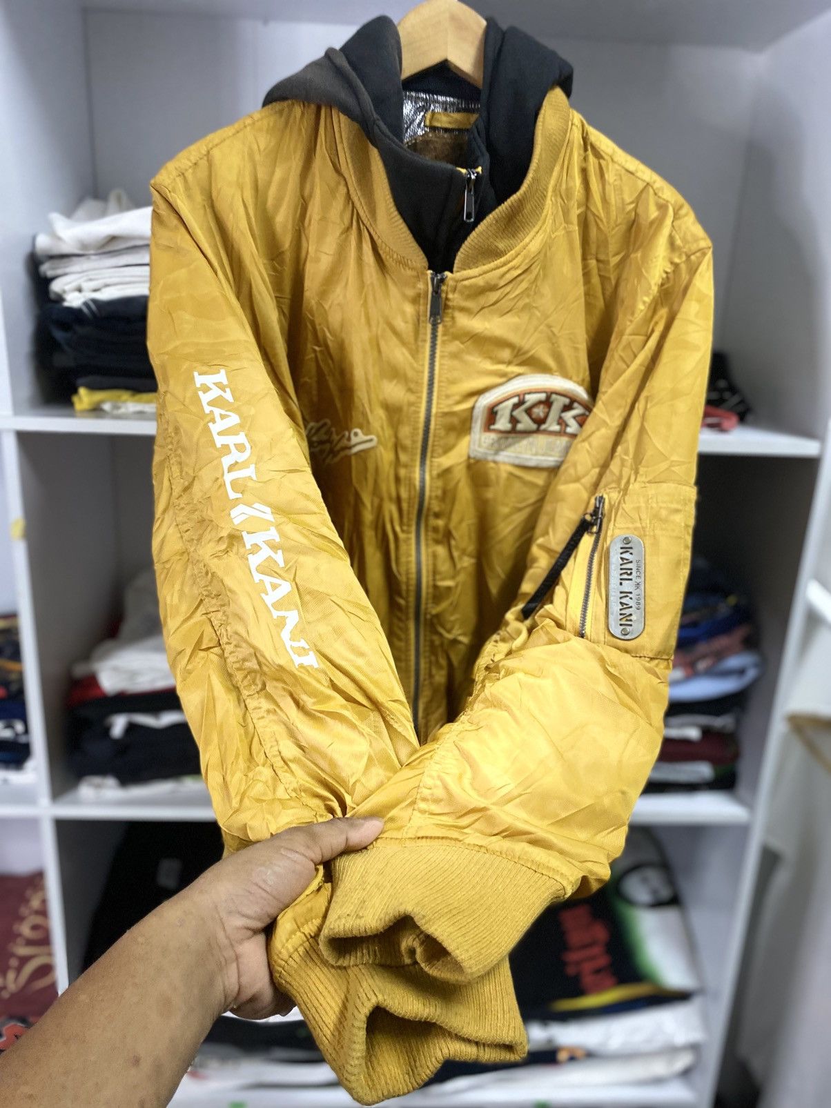 Karl Kani × Rap Tees Karl Kani Hooded Jacket Size US L / EU 52-54 / 3 - 5 Thumbnail