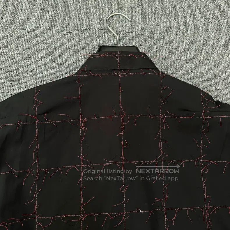 Dior Size39 Dior Homme Red thread thorn stitched shirt