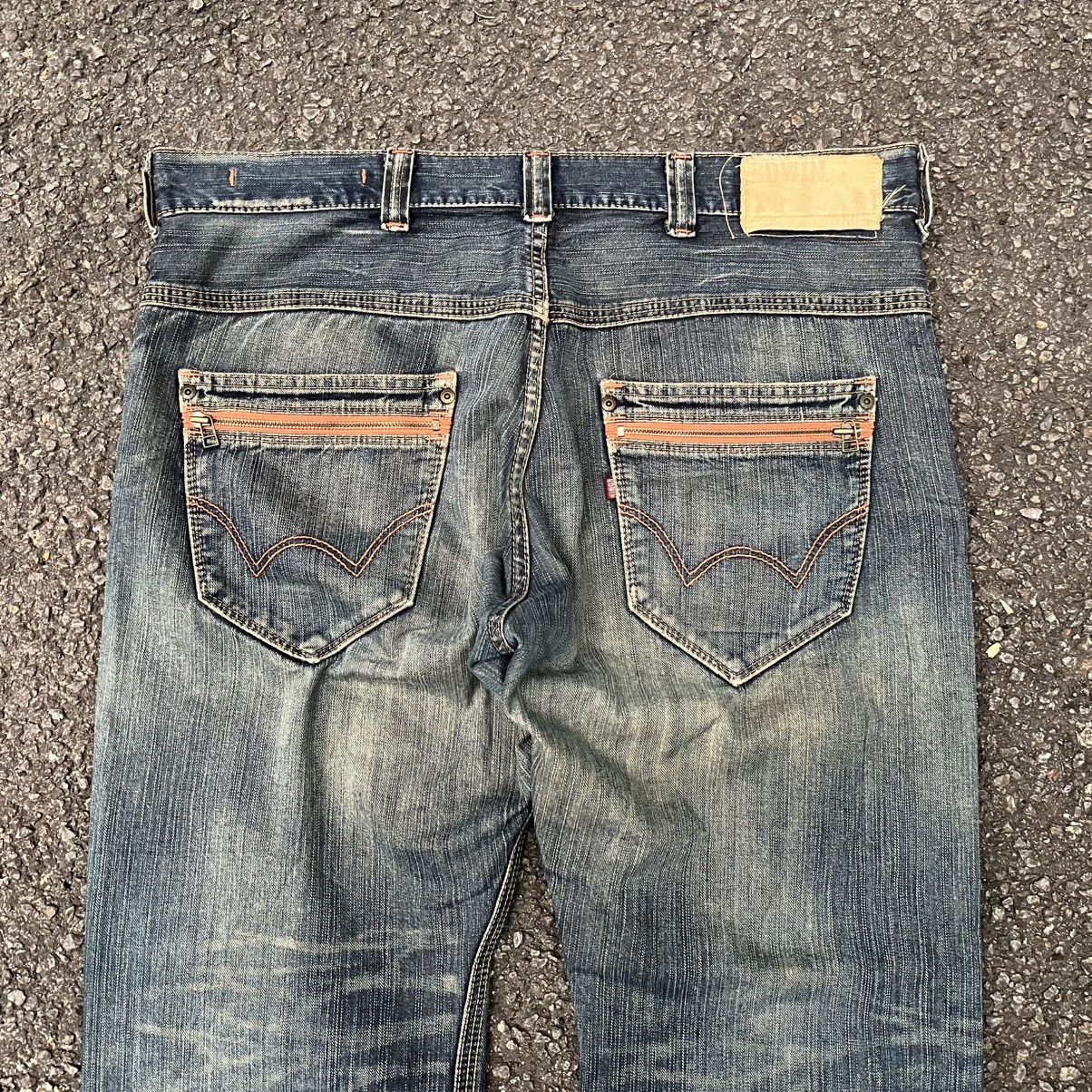 Japanese Brand Vintage Edwin XV-S Rusty Faded Distressed Denim Jean Size 38 Size US 38 / EU 54 - 10 Thumbnail