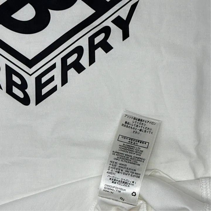 Burberry Burberry Burberry Logo Graphic Cotton T-shirt for All-2507 Size US M / EU 48-50 / 2 - 2 Thumbnail