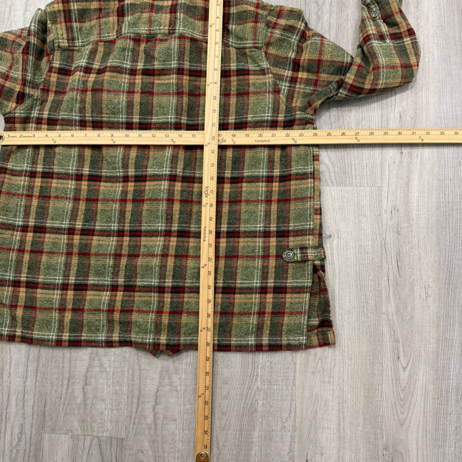 Vintage Vintage Fashion Bug Flannel Shirt Womens 18/20W Full Zip Size XXL / US 16-18 / IT 52-54 - 7 Thumbnail