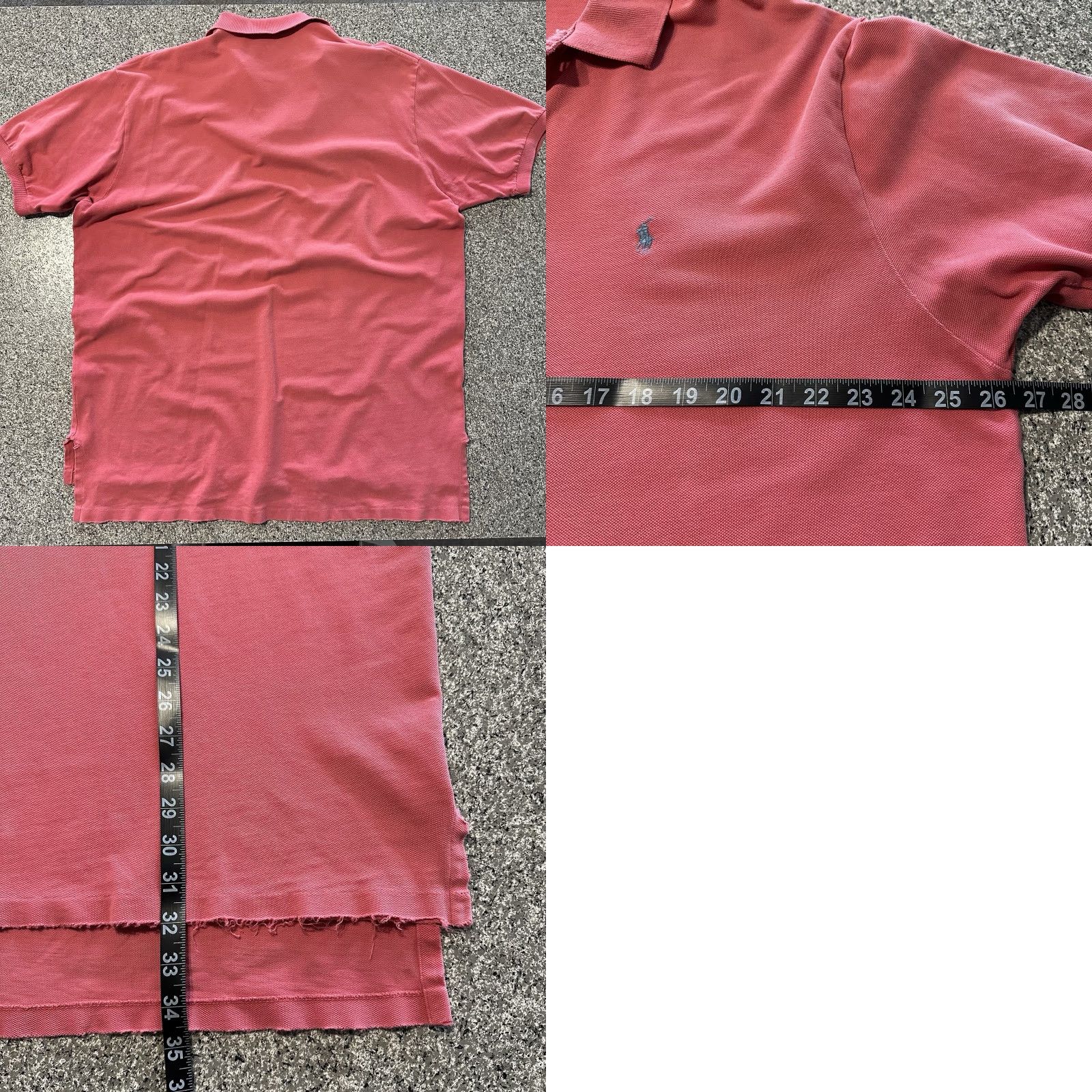 Polo Ralph Lauren Polo Ralph Lauren Polo Shirt Mens 2XL Pink Cotton Size US XXL / EU 58 / 5 - 8 Thumbnail