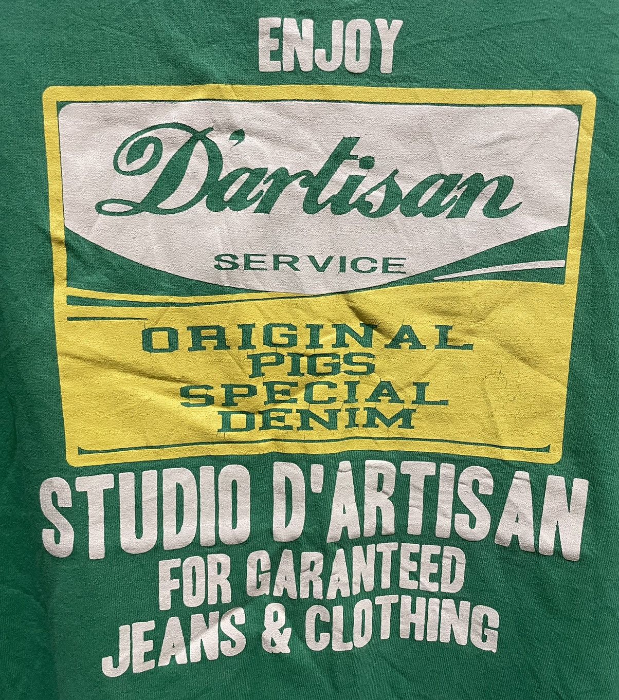Japanese Brand STUDIO D’ARTISAN T-SHIRT MADE IN JAPAN Size US M / EU 48-50 / 2 - 2 Thumbnail