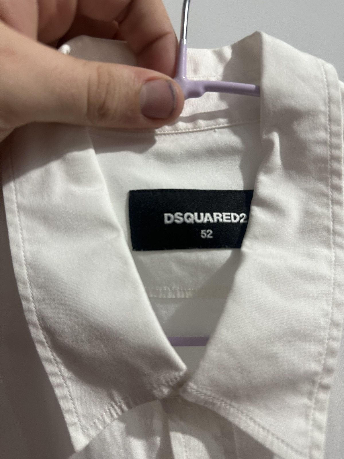 Dsquared2 Dsquared2 White Shirt Size US L / EU 52-54 / 3 - 2 Thumbnail