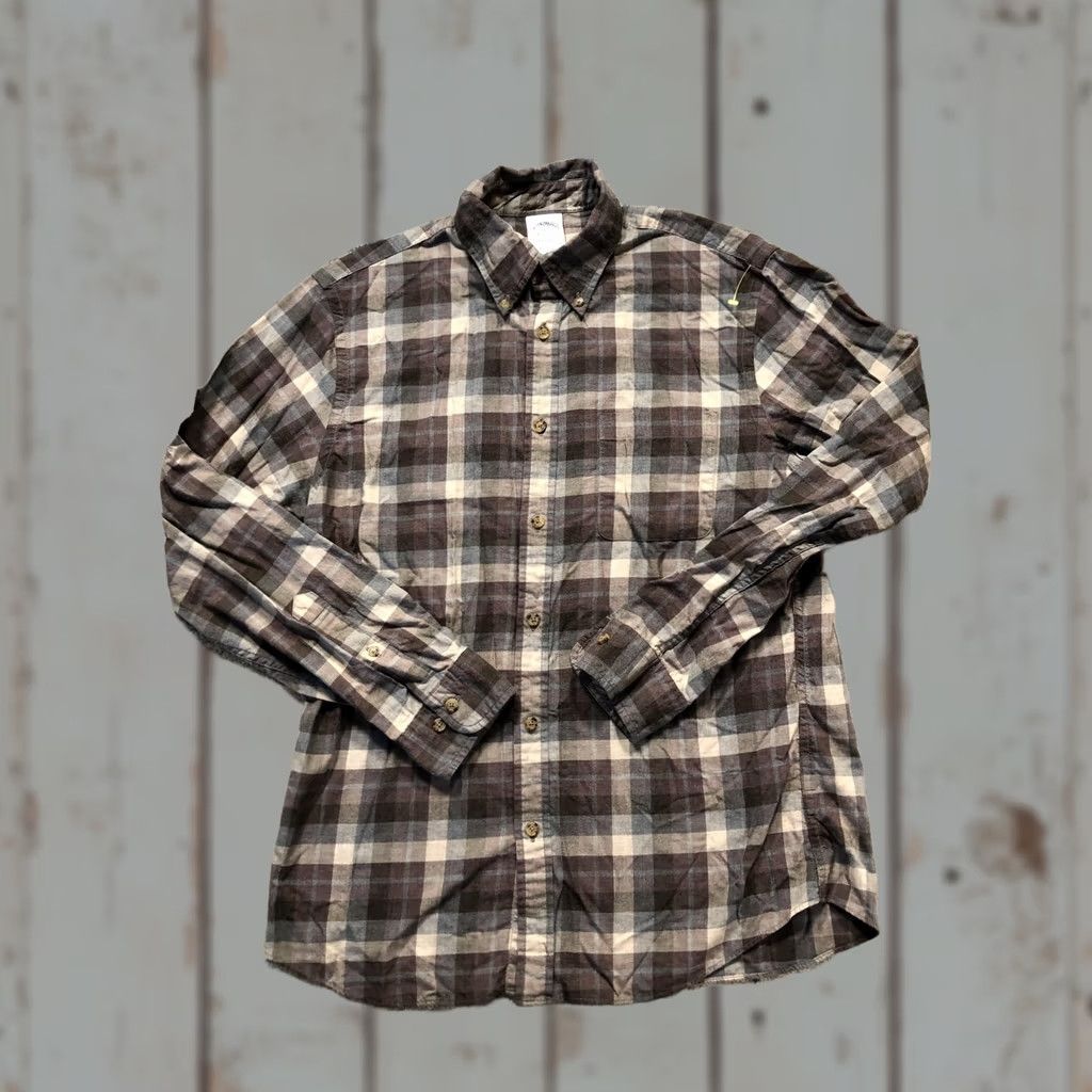 Brooks Brothers Brooks Brothers Shirt Mens M Brown Plaid Long Sleeve Button-Down Casual Shirt Size US M / EU 48-50 / 2 - 1 Thumbnail