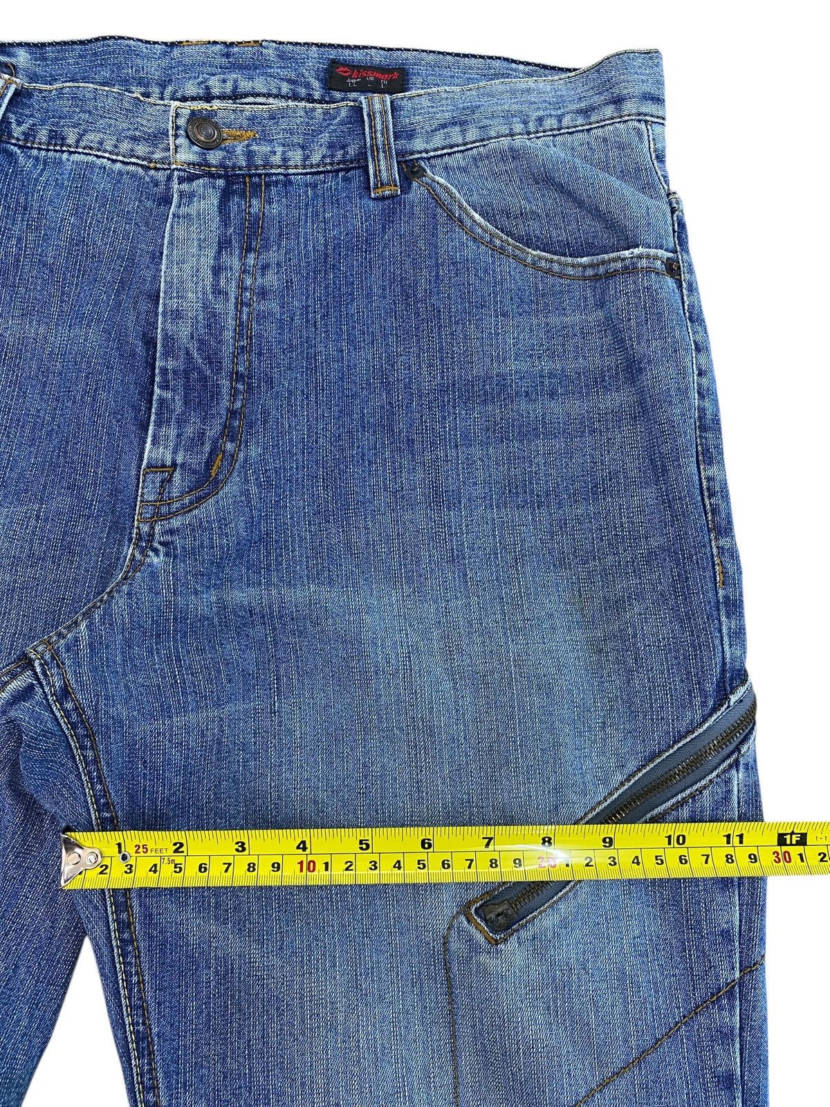 Japanese Brand Japanese Brand Patchwork Style Wide Leg Carpenter Jeans Size US 35 - 7 Thumbnail