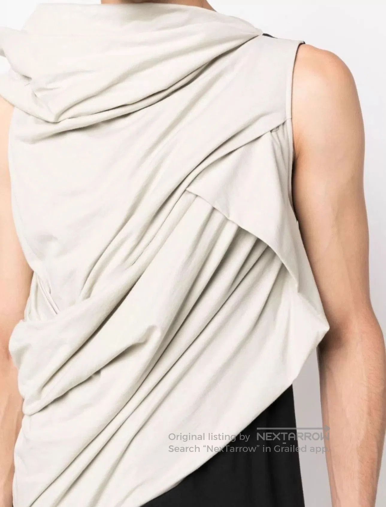 Rick Owens Draped Asymmetrical Sleeveless Multi Top. Size US S / EU 44-46 / 1 - 2 Thumbnail