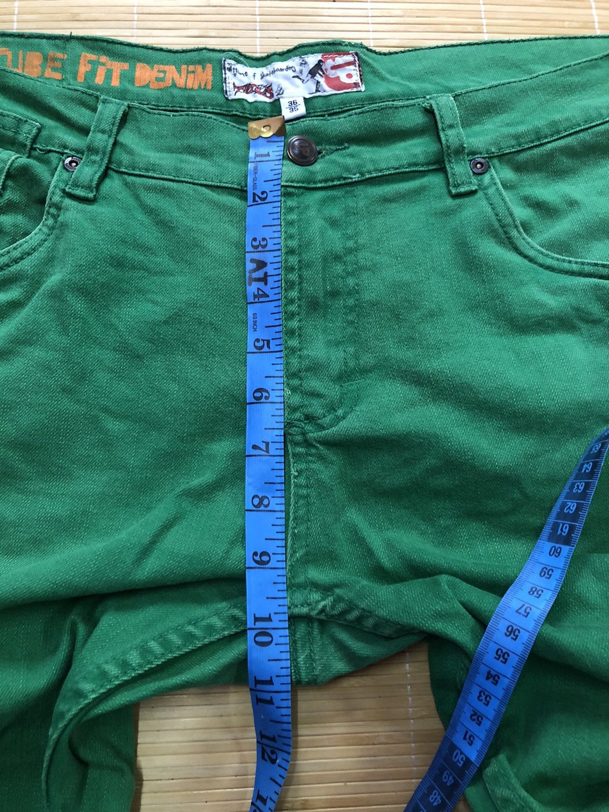 Santa Cruz Skateboards Titus skateboard tube fit denim cold Kelly green Size US 36 / EU 52 - 13 Thumbnail