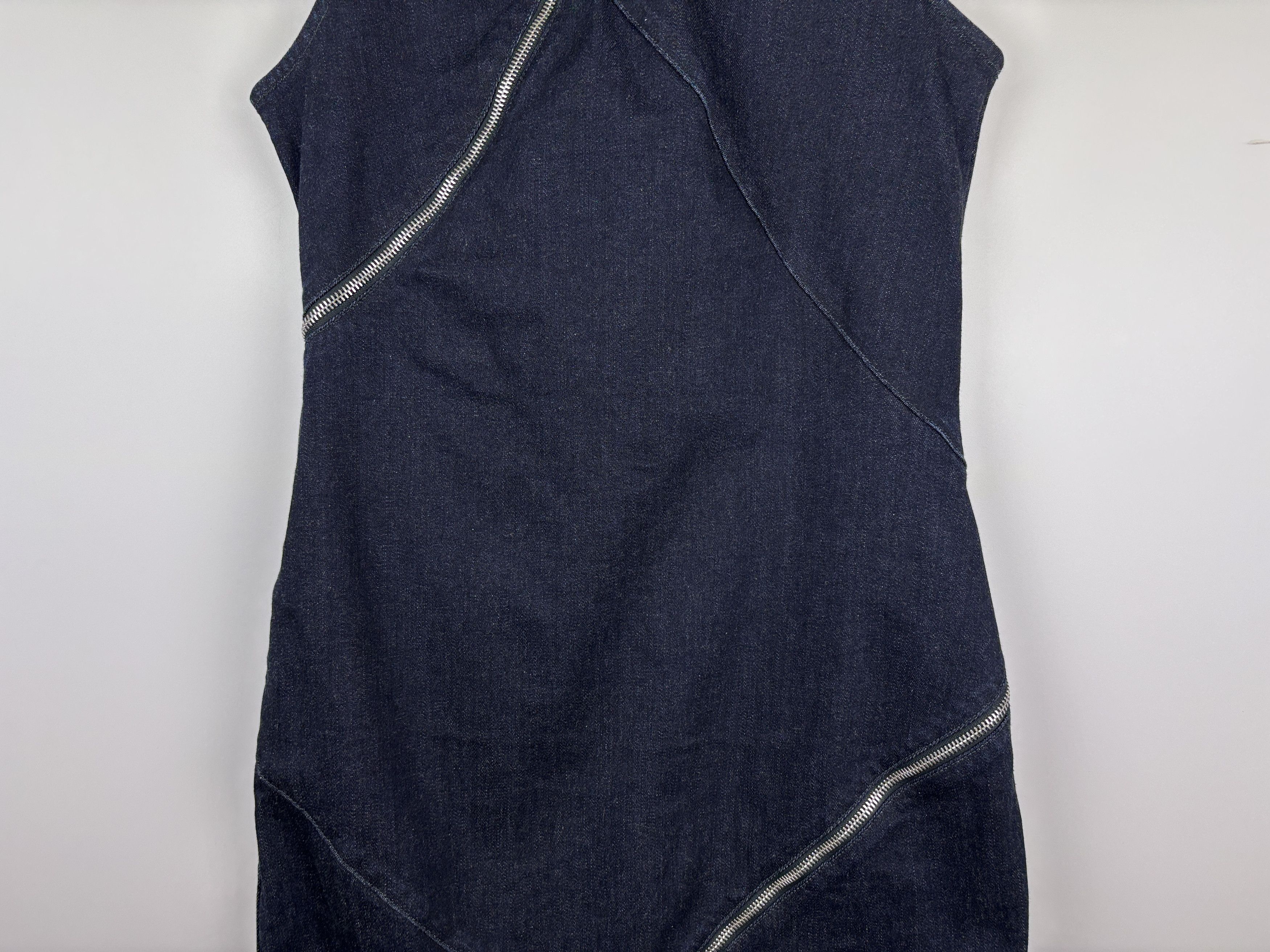 Diesel Womens Diesel Denim Full Zip Dress Navy Blue Size M Size M / US 6-8 / IT 42-44 - 3 Thumbnail