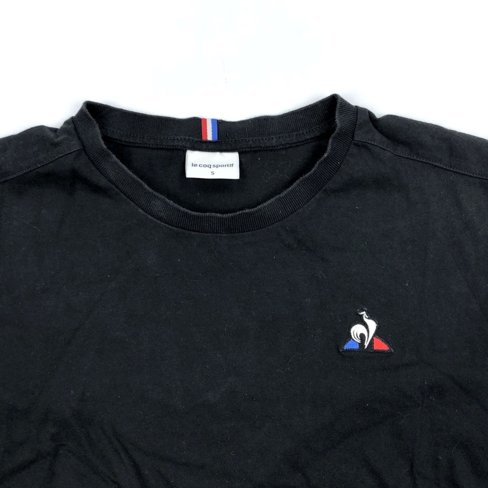 Le Coq Sportif Le Coq Sportif Men's Black Embroidered Logo T-Shirt S Crew Neck Regular Size S Size US S / EU 44-46 / 1 - 2 Thumbnail