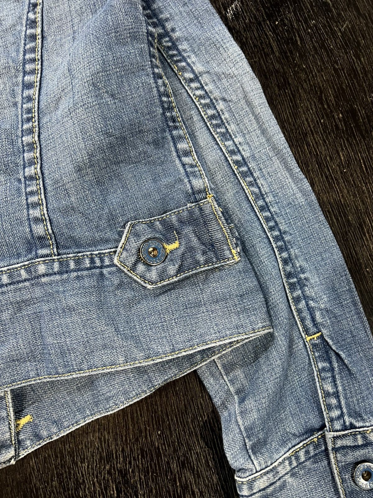 Japanese Brand BSB Japanese Koi Fish Embroidered Denim Jacket Size US S / EU 44-46 / 1 - 10 Thumbnail
