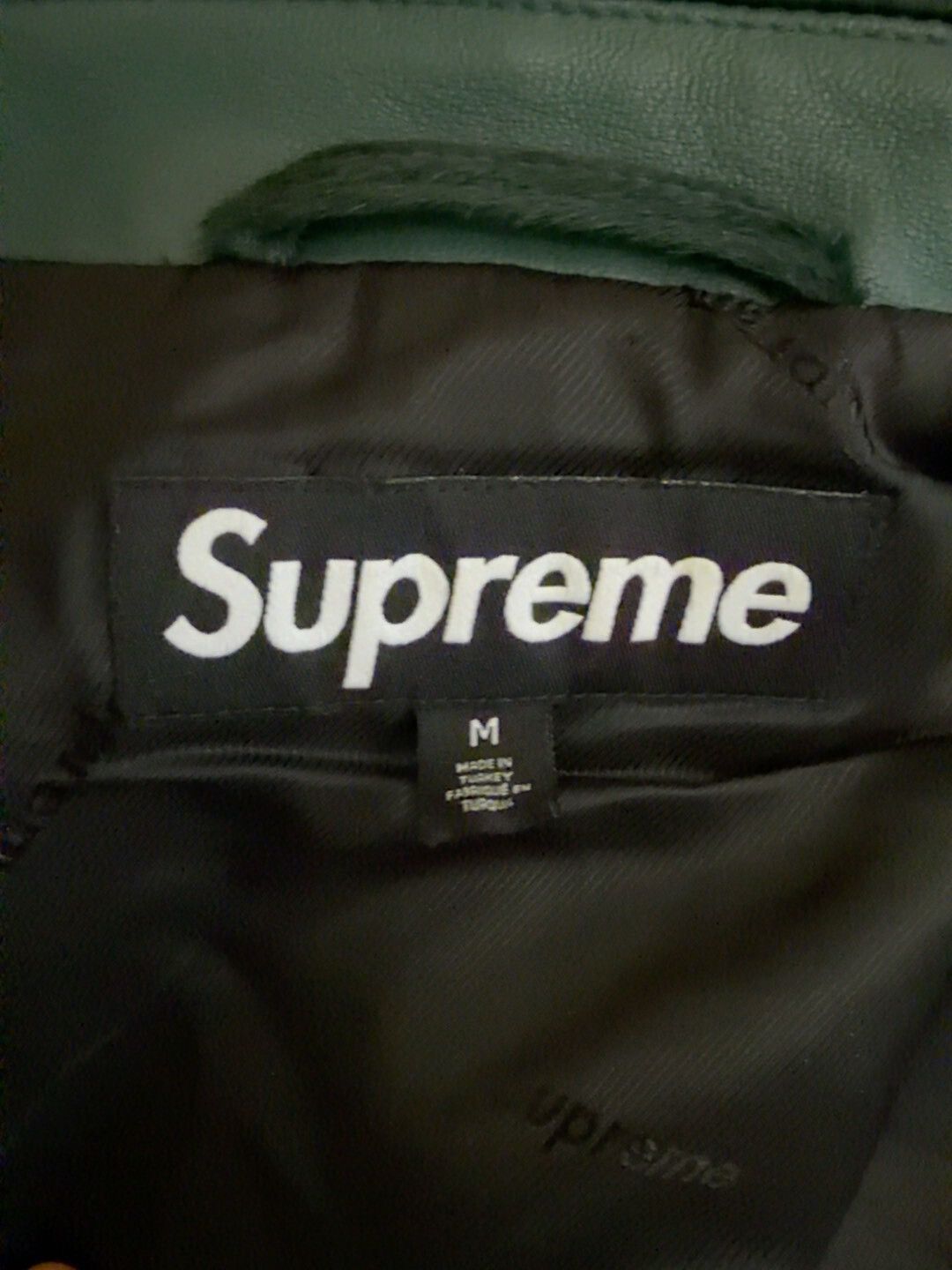 Supreme Supreme 25SS Ponyhair Varsity Jacket Green Size US M / EU 48-50 / 2 - 6 Thumbnail