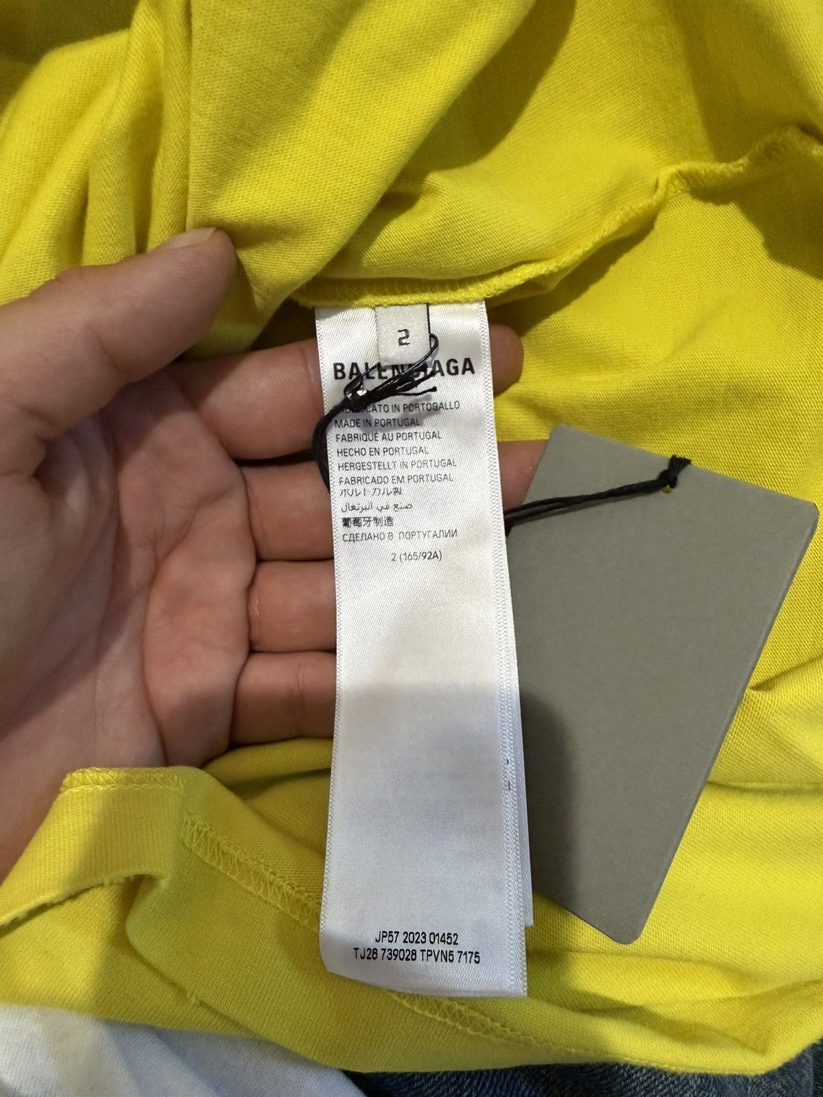 Balenciaga Balenciaga Darkwave yellow shirt Size US L / EU 52-54 / 3 - 5 Thumbnail