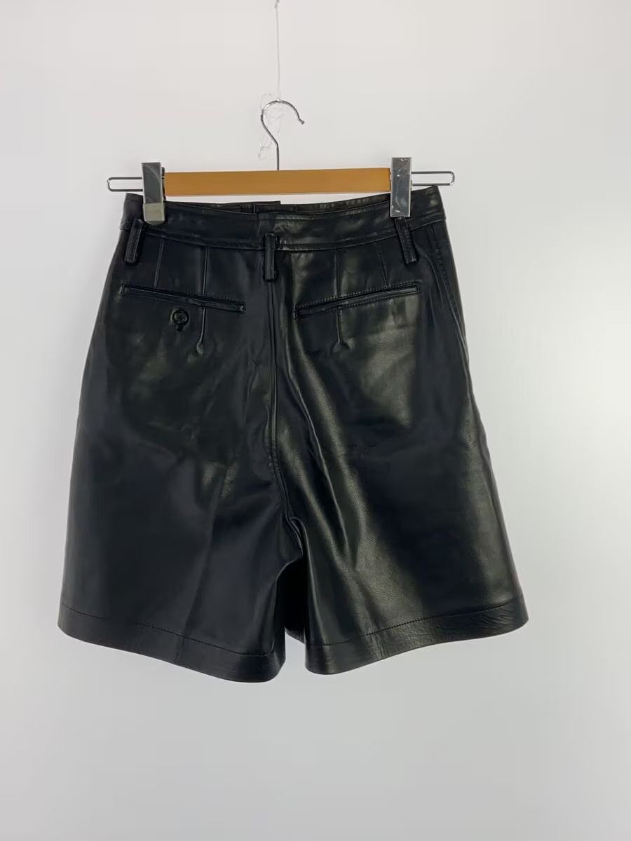 Comme des Garcons 1991 Faux Leather Flared Shorts Size US 27 - 2 Thumbnail