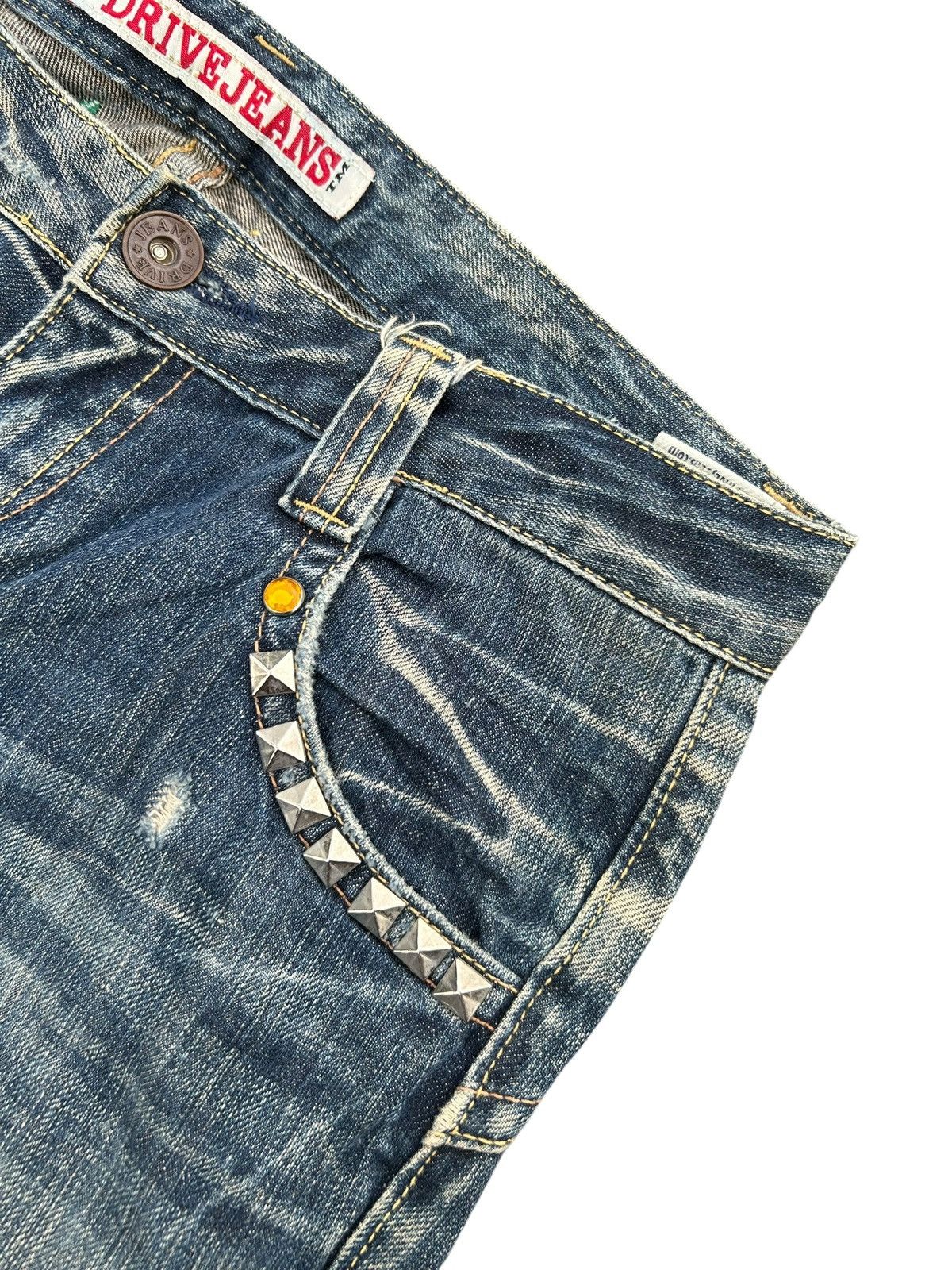 Kapital × Undercover × Vintage Flare Japanese Drive Jeans Sunfaded Denim Jeans Size US 31 - 11 Thumbnail