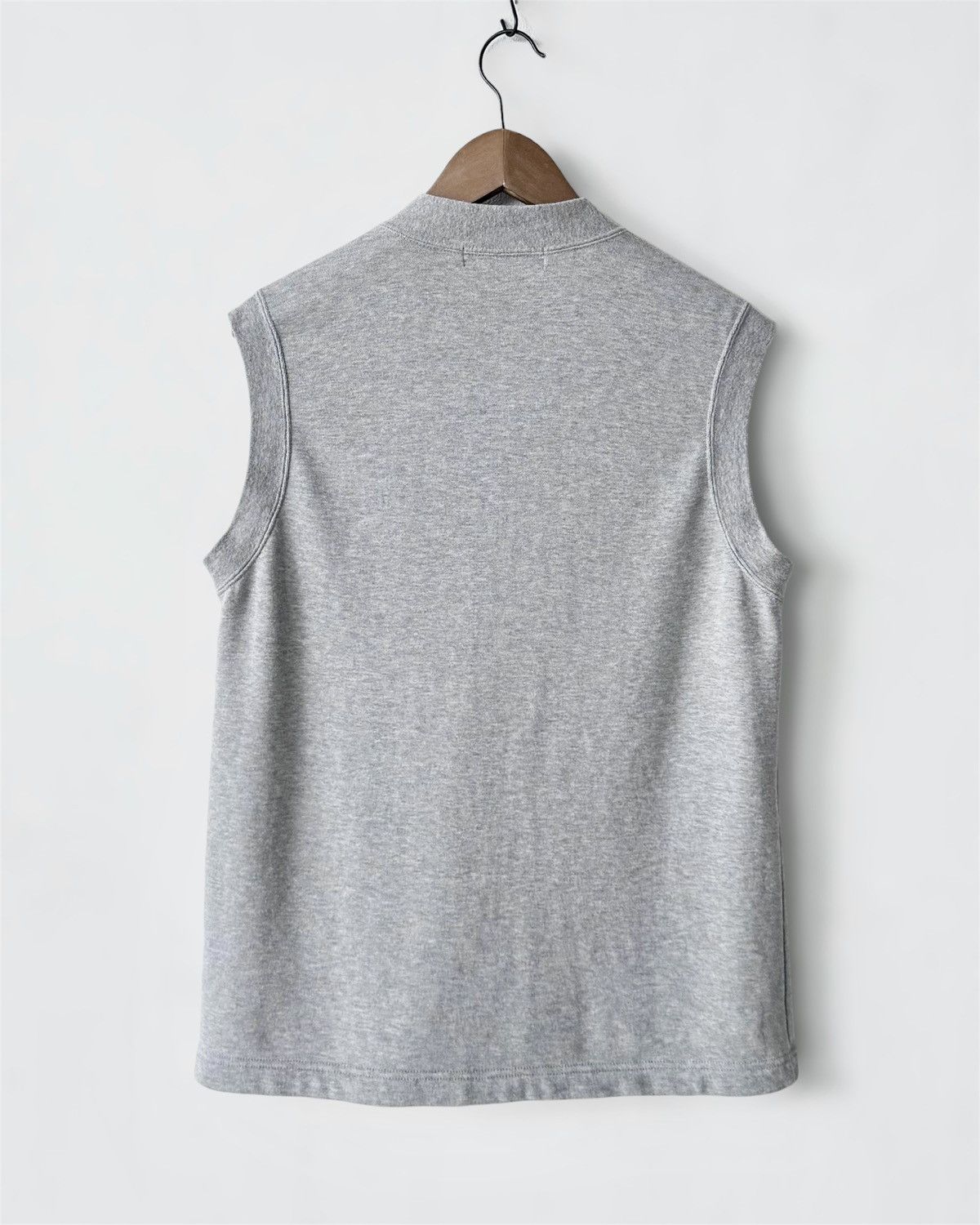 Comme des Garcons Homme Deux COMME des GARÇONS SLEEVELESS CARDIGAN SHIRT Size US L / EU 52-54 / 3 - 6 Thumbnail