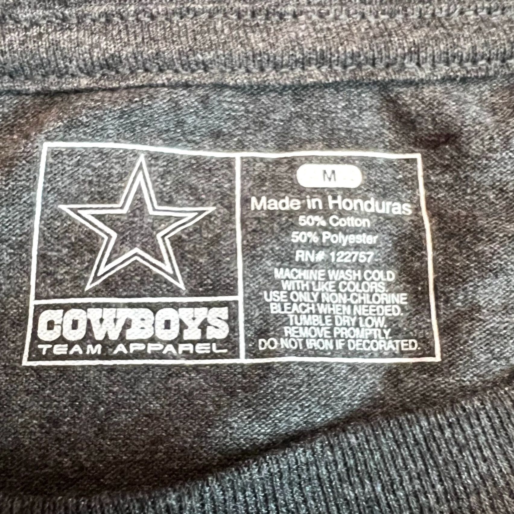 Vintage Dallas Cowboys Shirt Mens M Gray 2013 Promo Tee Head To Head Size US M / EU 48-50 / 2 - 4 Thumbnail