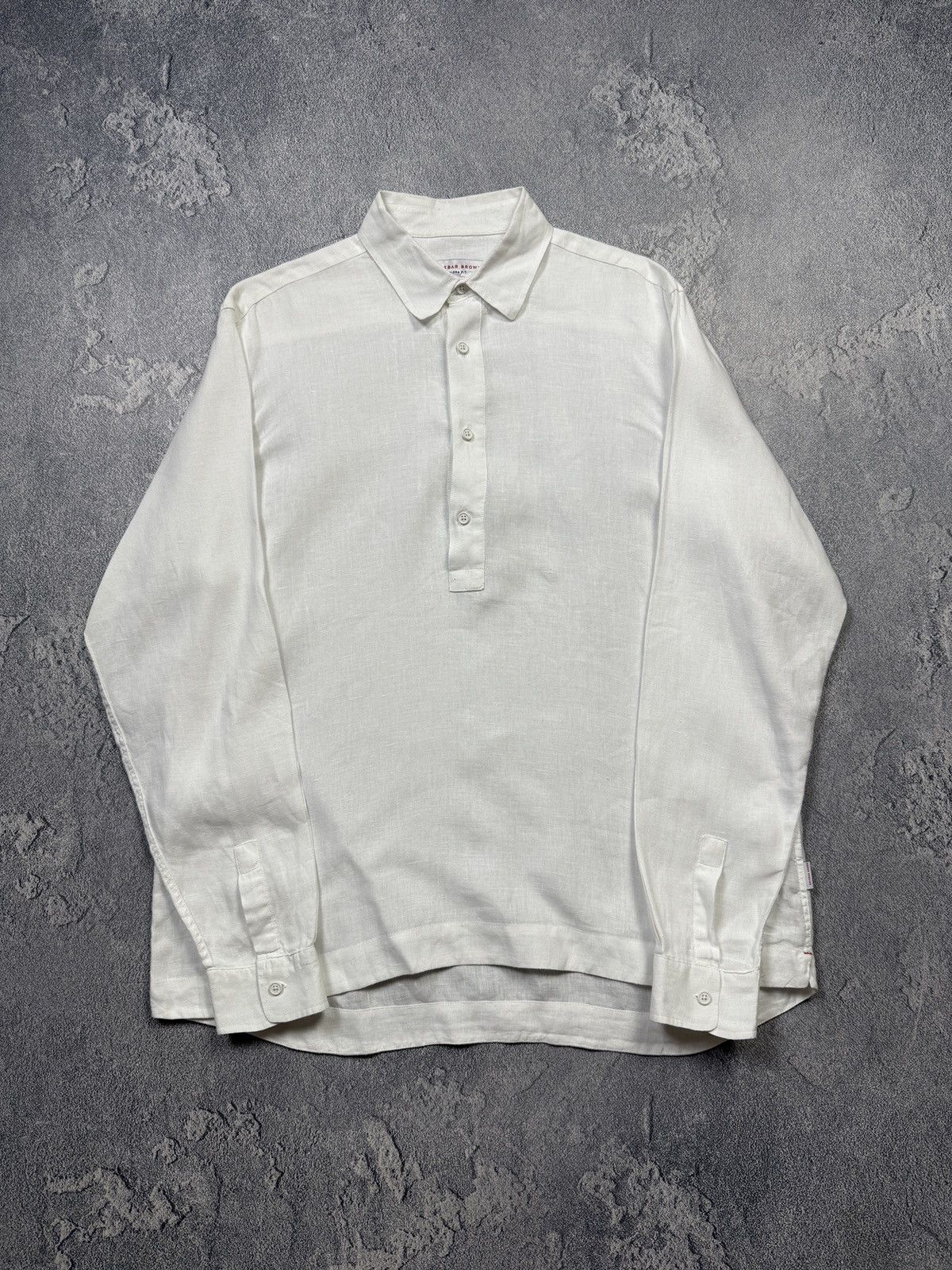 rare orlebar brown linen shirt