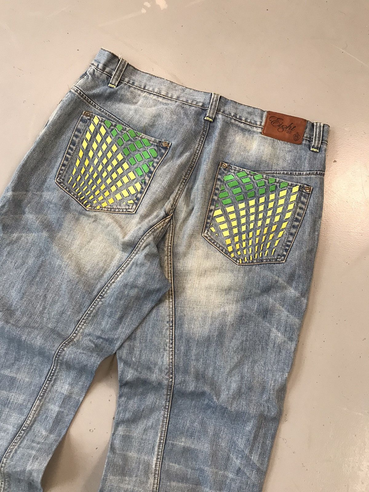 JNCO × Southpole × Vintage Vintage Eight 732 embroidered baggy fit denim Size US 40 / EU 56 - 8 Thumbnail