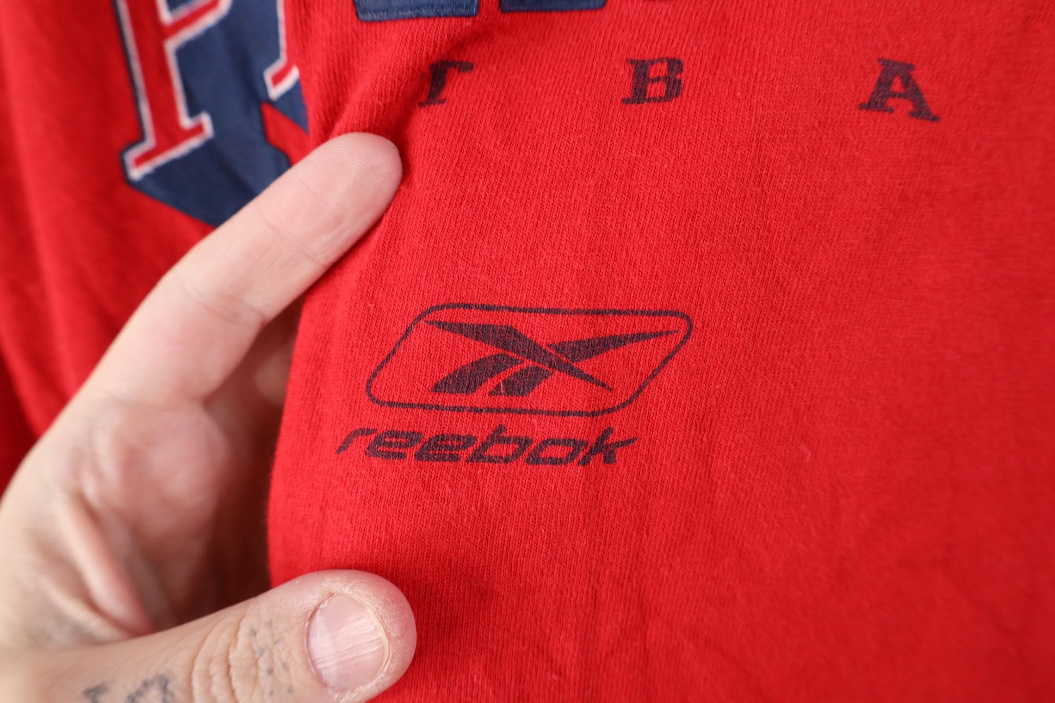 Reebok Vintage Reebok New England Patriots Football T-Shirt Red Size US XXL / EU 58 / 5 - 5 Thumbnail