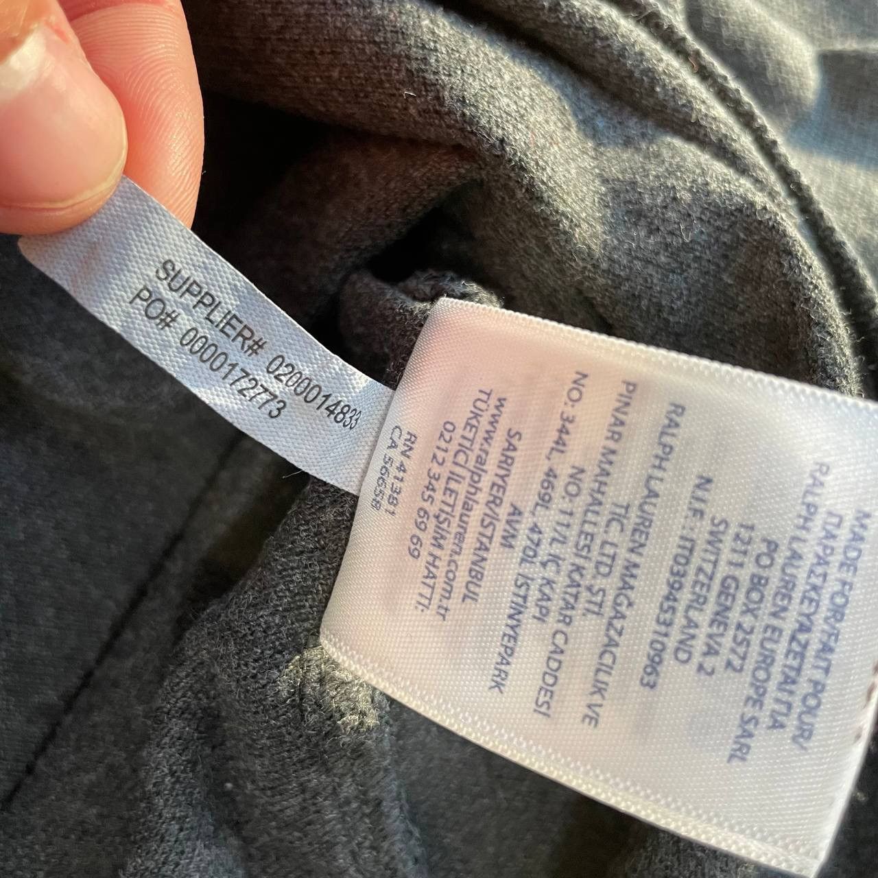 Polo Ralph Lauren Polo Ralph Lauren Grey Long Sleeve Polo Size M Size US S / EU 44-46 / 1 - 6 Thumbnail