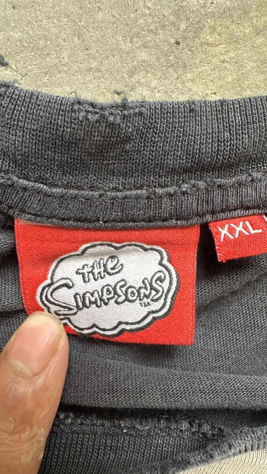 The Simpsons × Vintage VINTAGE Y2K HOMER SIMPSONS DISTRESSED TEE Size US XXL / EU 58 / 5 - 3 Thumbnail