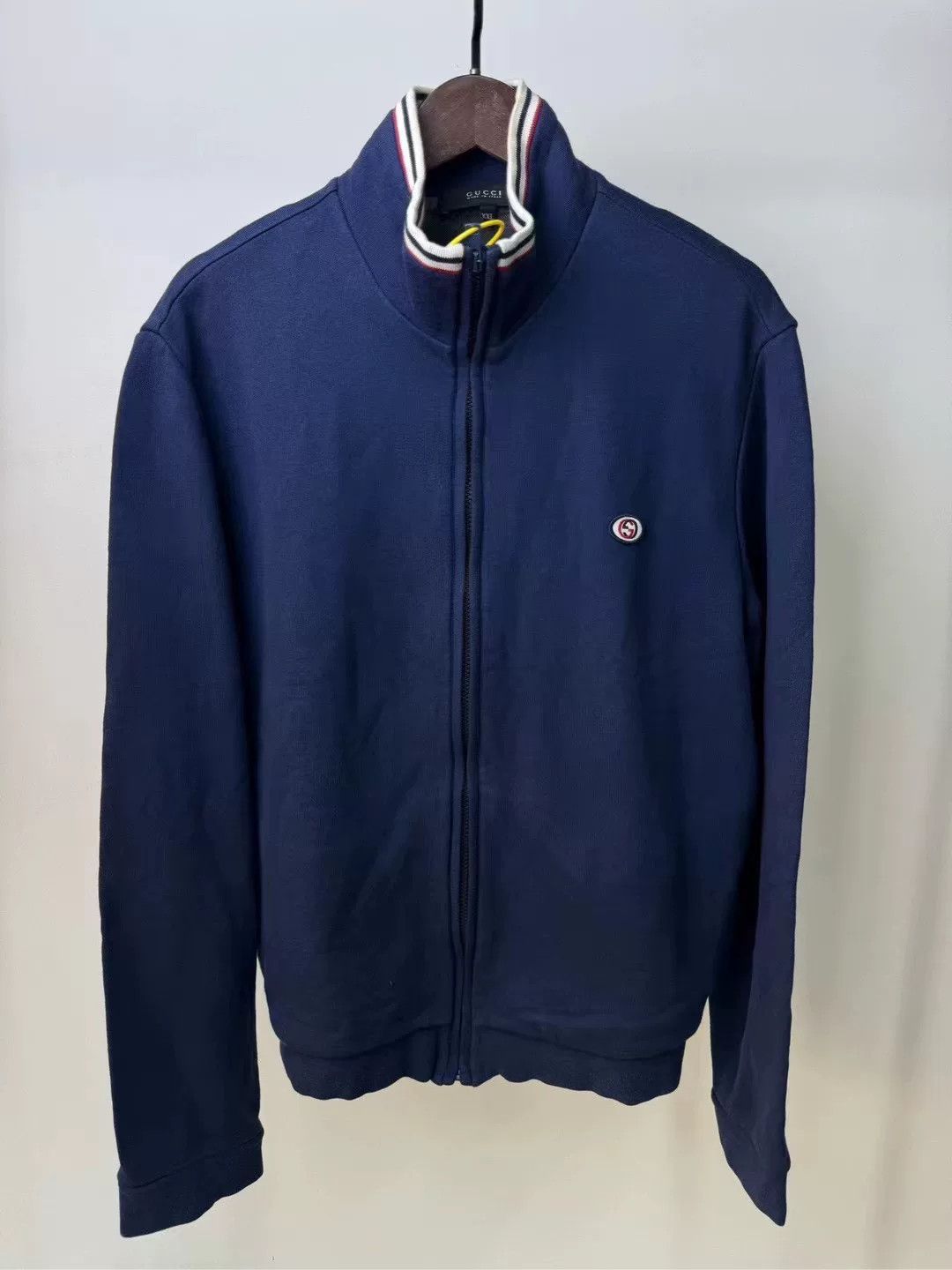 Gucci gucci striped logo collared jacket Size US XXL / EU 58 / 5 - 1 Thumbnail