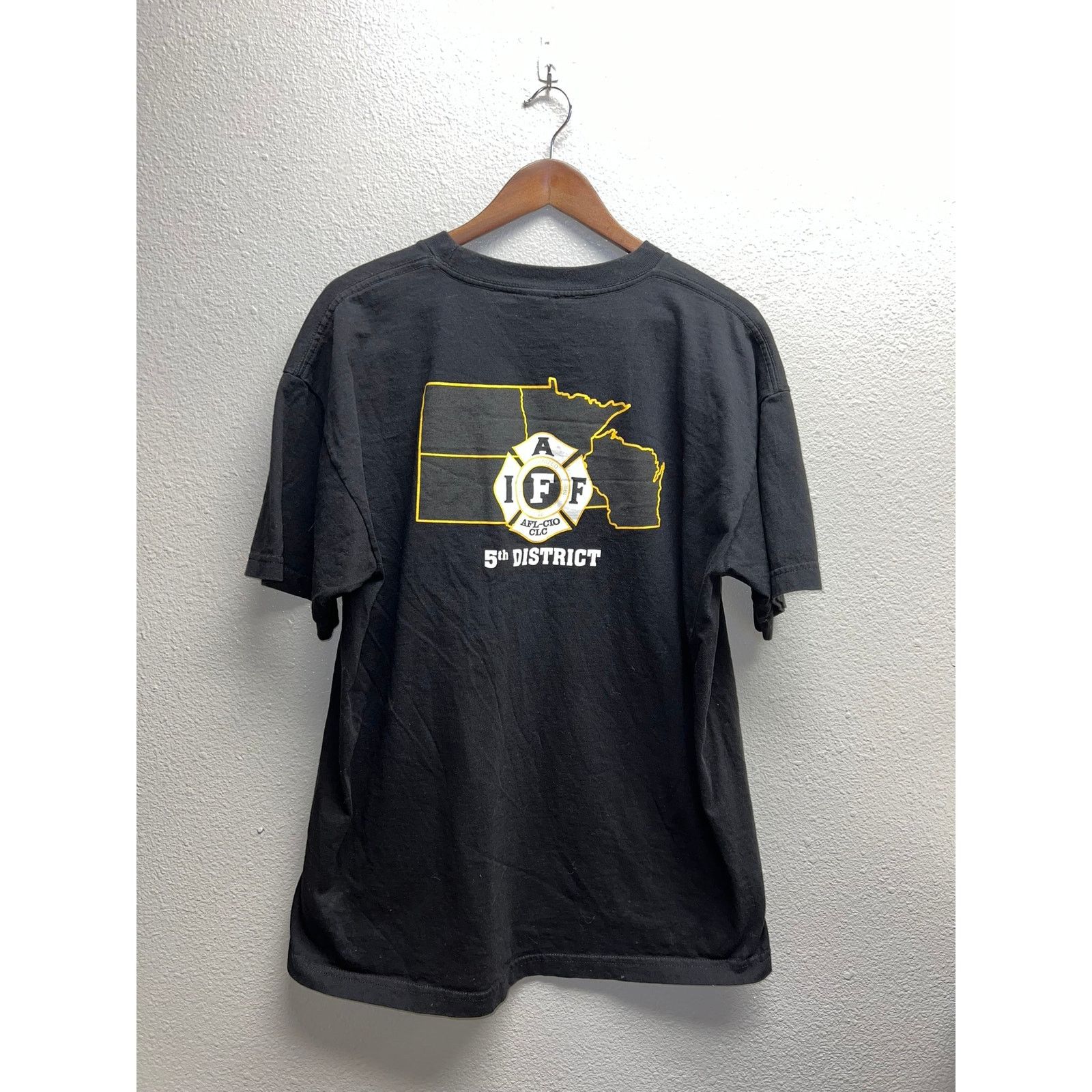 Vintage Vintage Firefighter Shirt Of Fire Fighters Joplin Tee Size US XL / EU 56 / 4 - 1 Thumbnail
