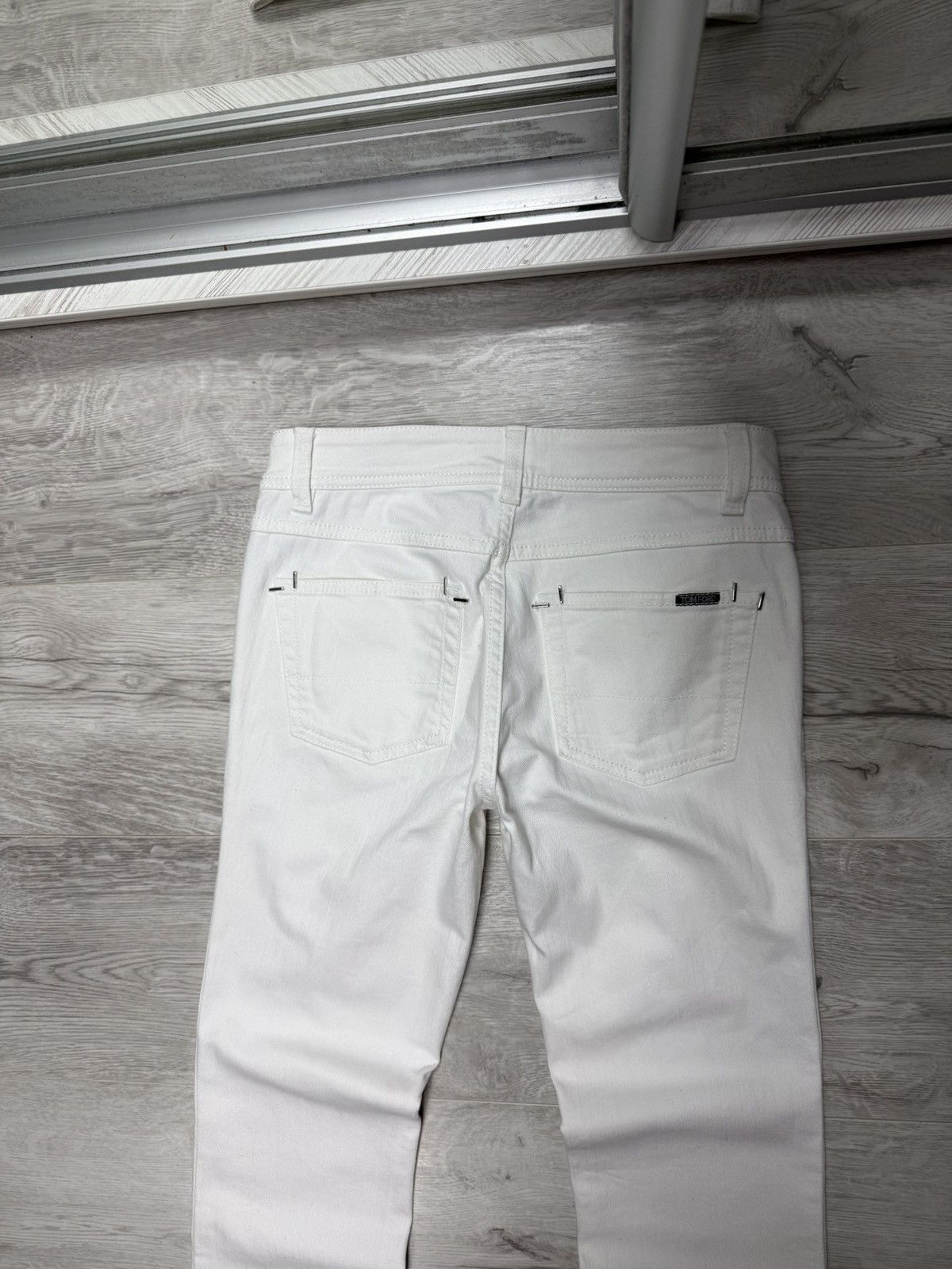 Tom Ford Tom Ford White Jeans Women’s Luxury Denim Pants Size 26 Size 26" / US 2 / IT 38 - 10 Thumbnail