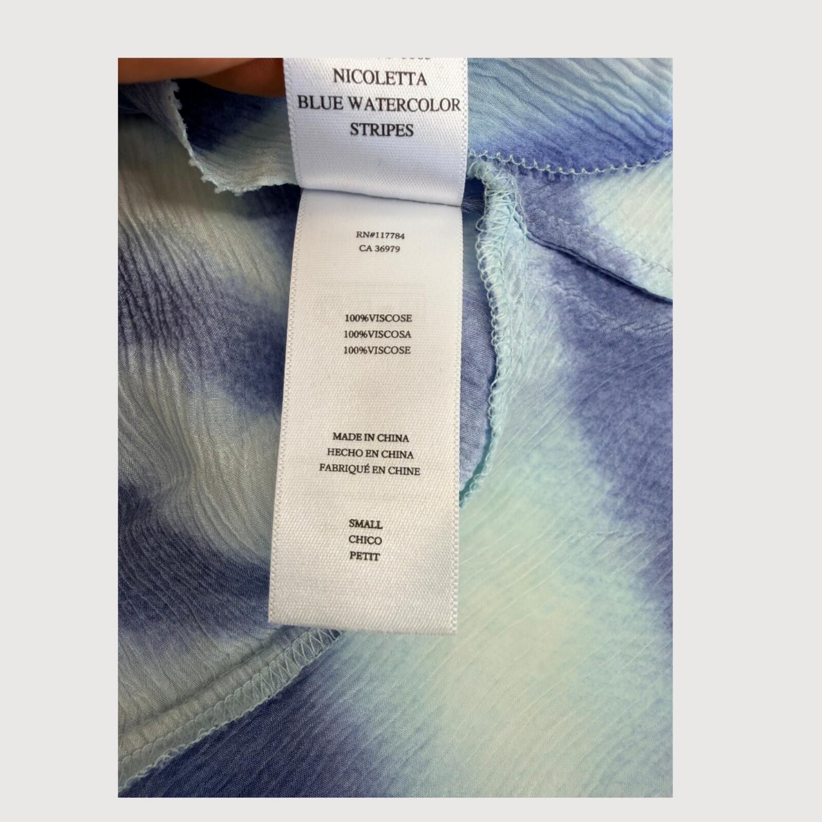 Rails Rails Nicoletta Watercolor Ruffle Tie Blouse S Size S / US 4 / IT 40 - 5 Thumbnail