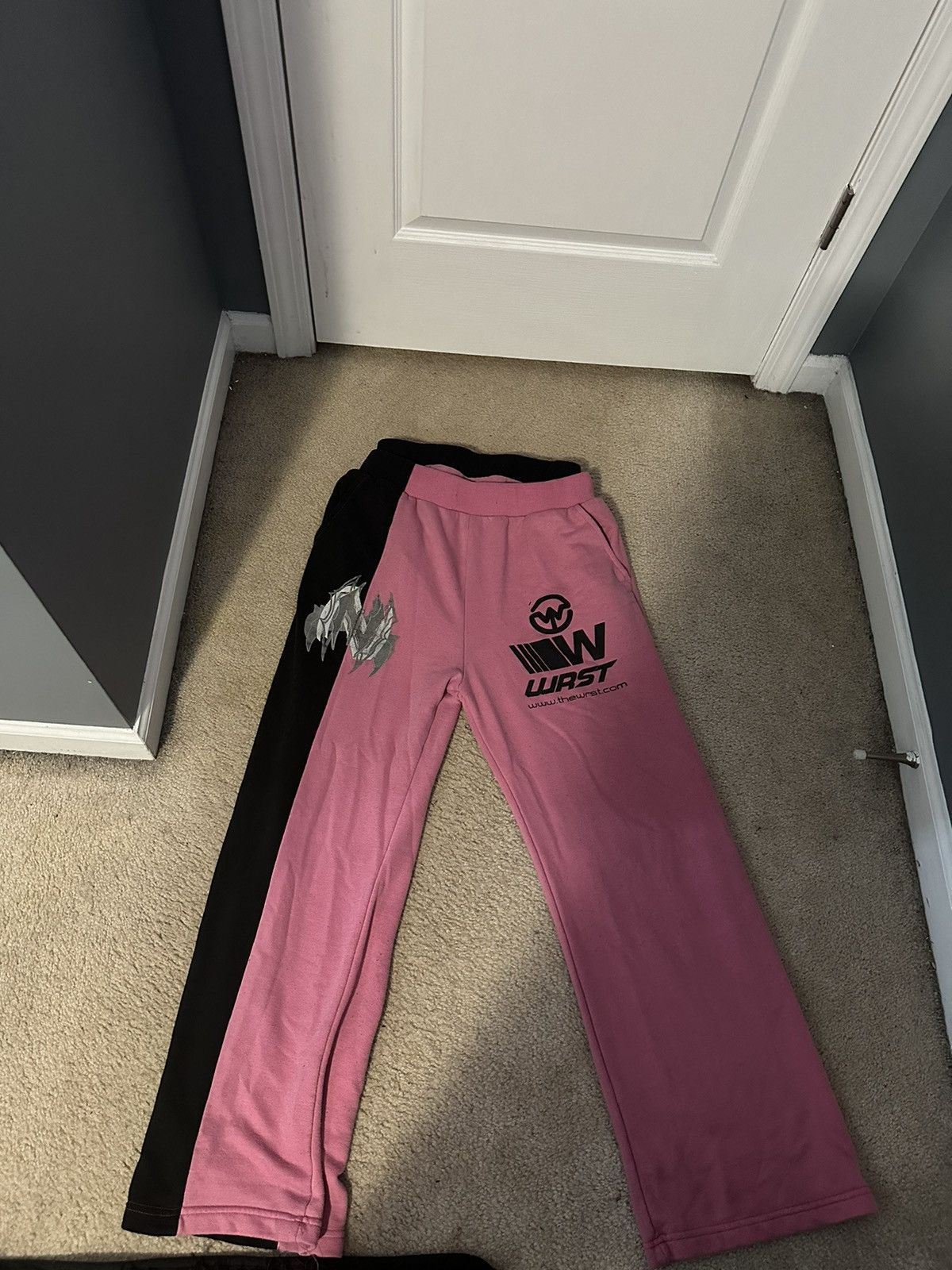 Japanese Brand Nightclub x Thewrstt Flared Sweatpants Size US 32 / EU 48 - 1 Thumbnail