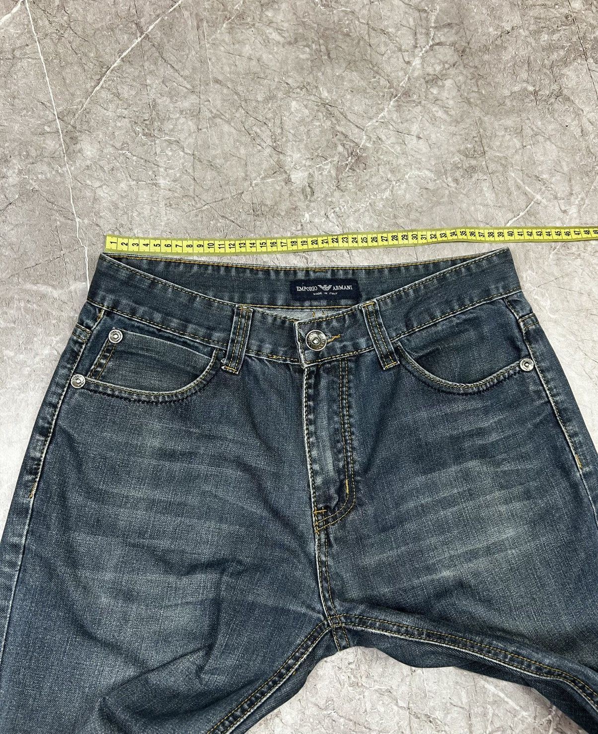 Armani Vintage Armani Jeans Big Logo Denim Pants size 32 Size US 32 / EU 48 - 17 Thumbnail