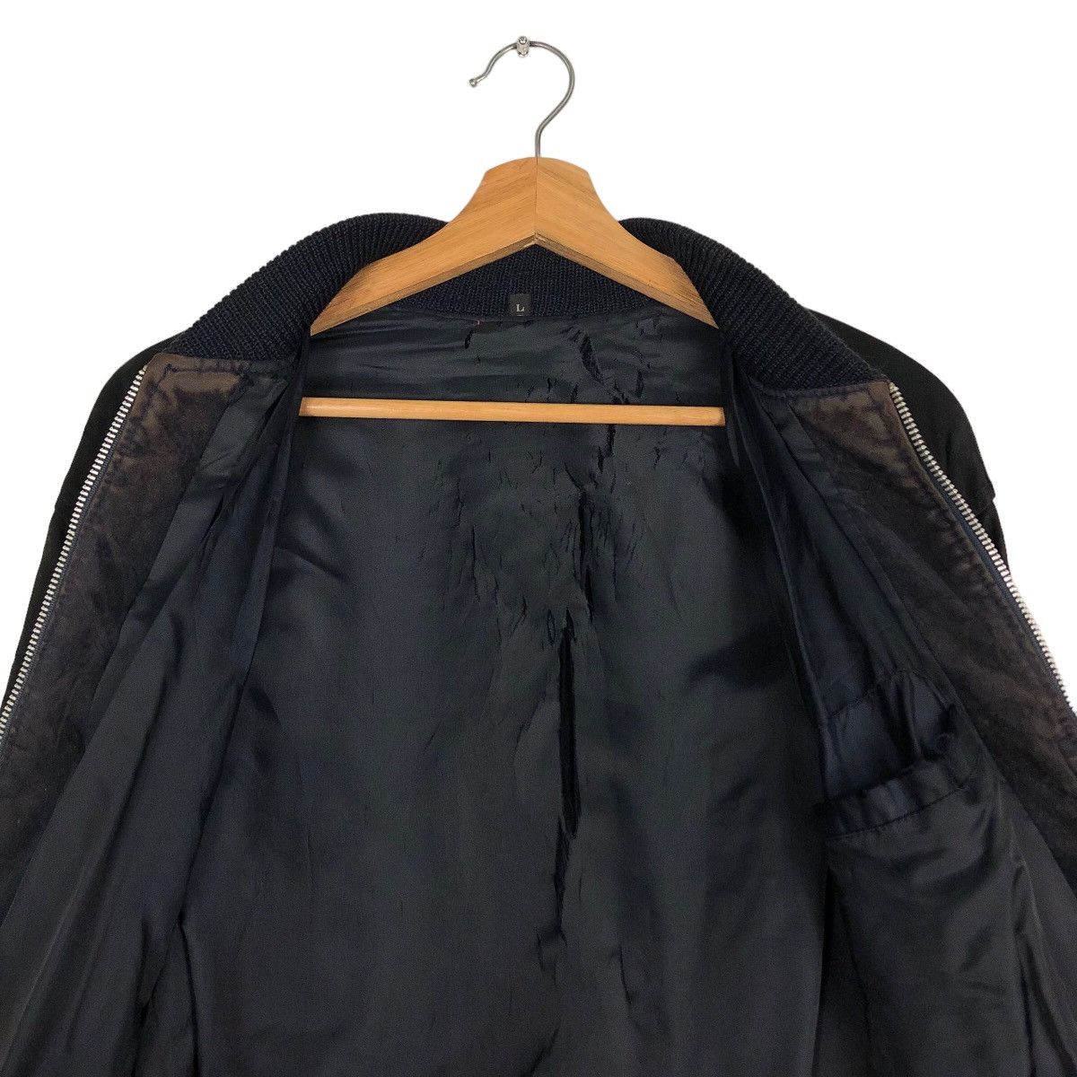Japanese Brand 🔥90’s Vintage Genuine Leather Jacket Bomber Japan Made Size US L / EU 52-54 / 3 - 12 Thumbnail