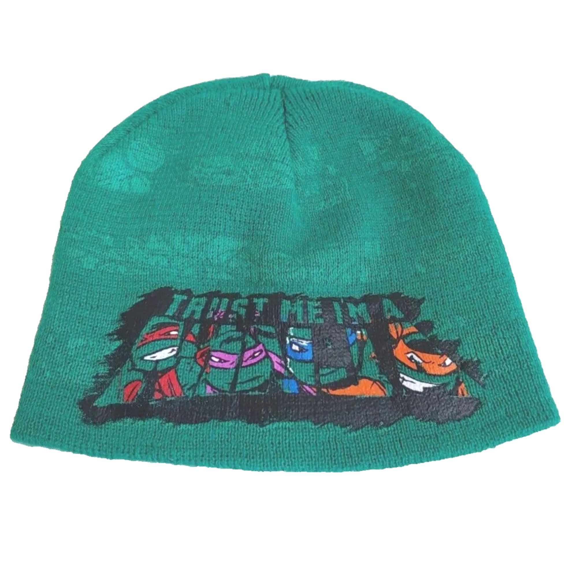 Nickelodeon Green TMNT Beanie Hat for Boys One Size Fits Most ...