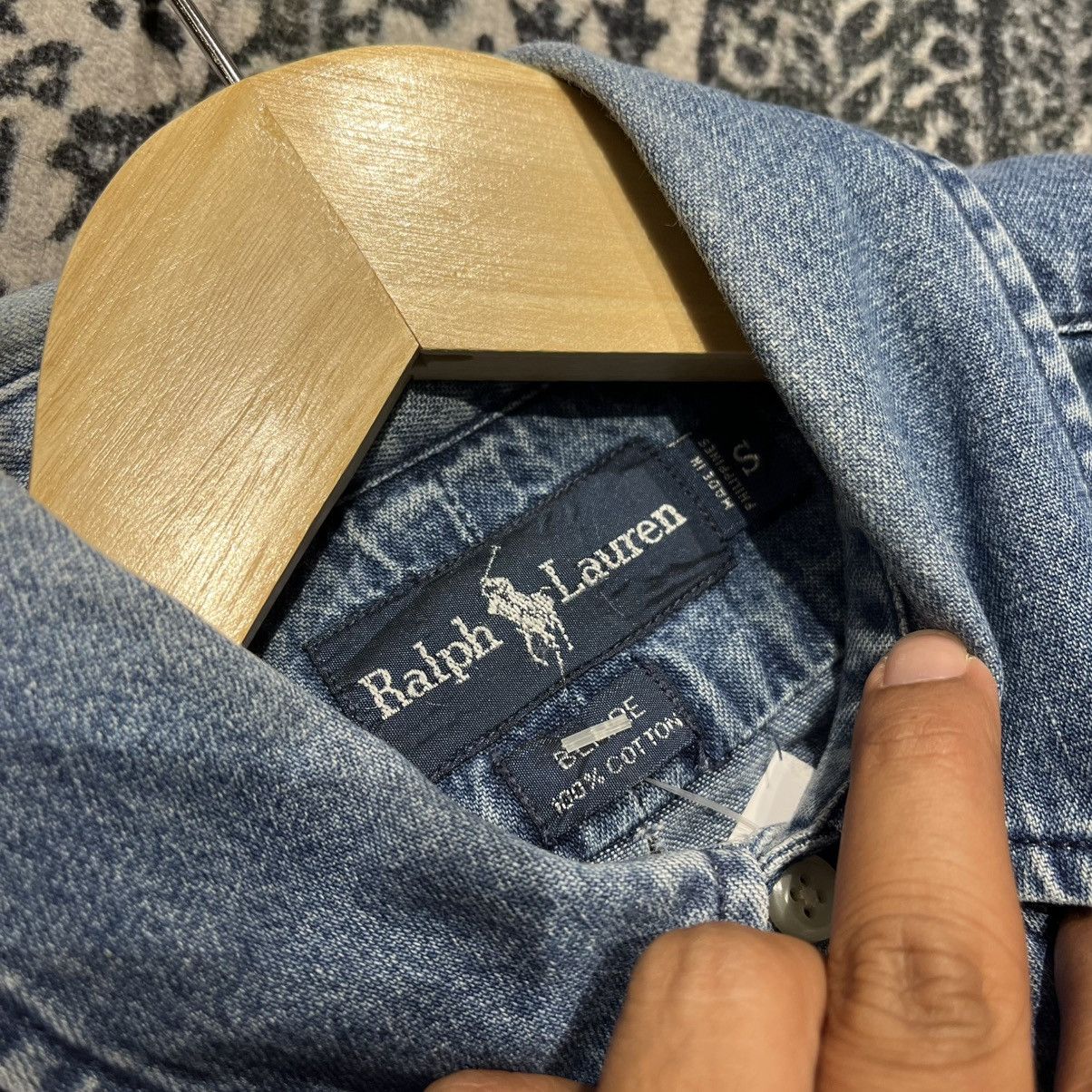 Polo Ralph Lauren Vintage Ralph Lauren Blaire Denim Shirt Size US S / EU 44-46 / 1 - 4 Thumbnail