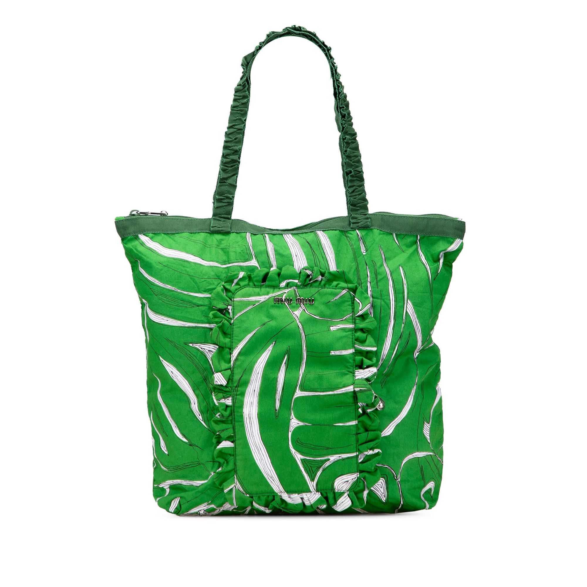 Miu Miu Canvas Printed Ivy Tote Size ONE SIZE - 1 Thumbnail