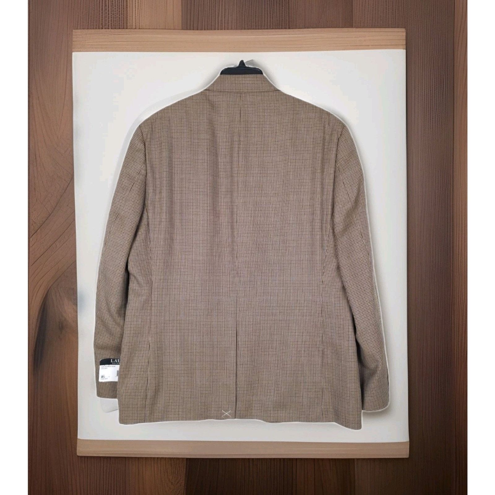 Lauren Ralph Lauren Ralph Lauren LRL Men Blazer Sport Coat Plaid Brown/blue 42R Size 42R - 4 Thumbnail