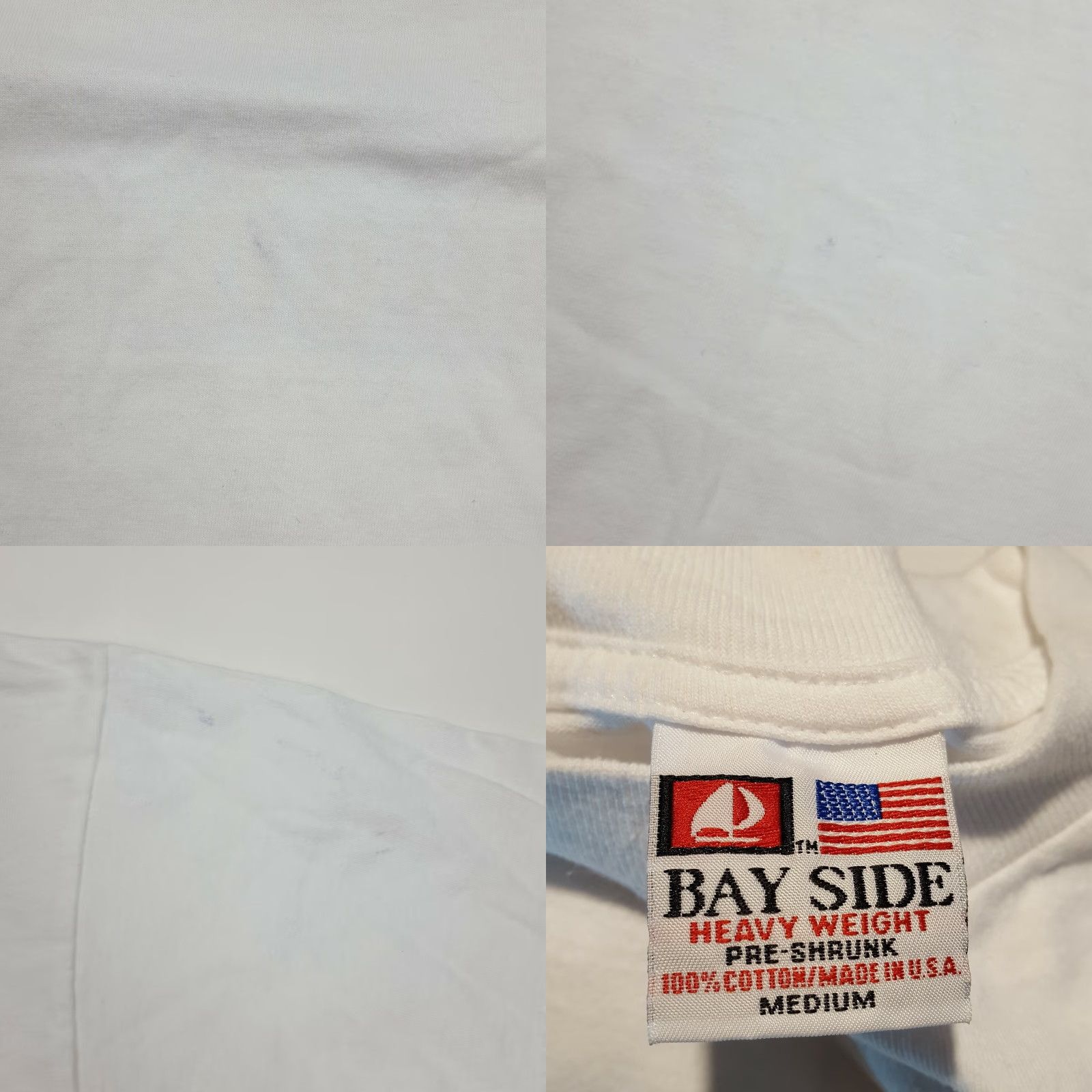 NASCAR VINTAGE Bayside NASCAR Racing T-Shirt Shirt Graphic White 2011 90s Retro Car M Adults Mens Baseball Crew Neck Short Sleeve White Graphics Size US M / EU 48-50 / 2 - 8 Thumbnail