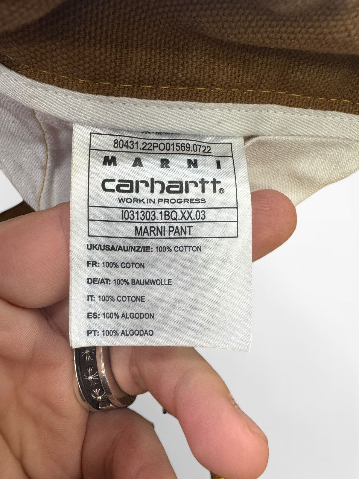 Carhartt Carhartt Marni Corduroy Split Pants Size US 34 / EU 50 - 6 Thumbnail