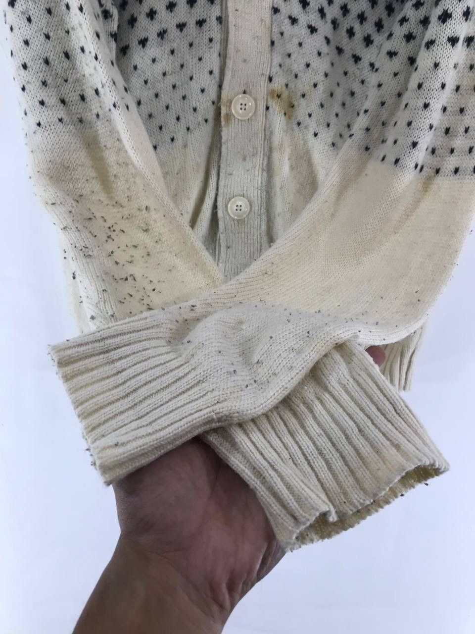 Japanese Brand × Vintage Vintage Cardigan Full Button Rare Design Size US XL / EU 56 / 4 - 8 Thumbnail