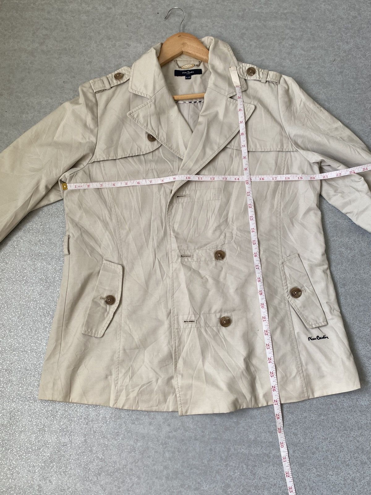 Japanese Brand × Pierre Cardin Pierre Cardin Trench Jacket Stylish & Lightweight Outerwear Size 40L - 20 Thumbnail