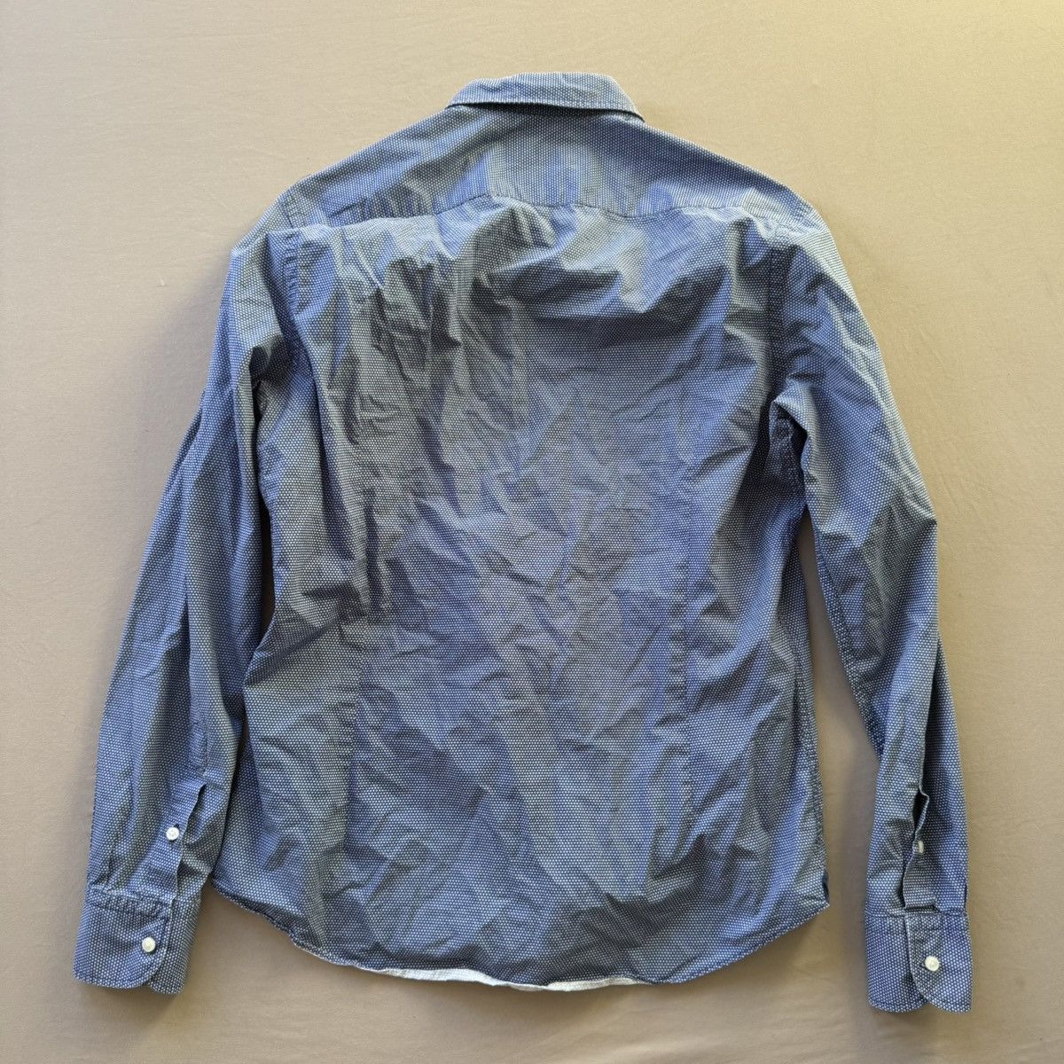 Massimo Dutti Massimo Dutti Finest Fabric Chambray Patterned Shirt Size US M / EU 48-50 / 2 - 4 Thumbnail