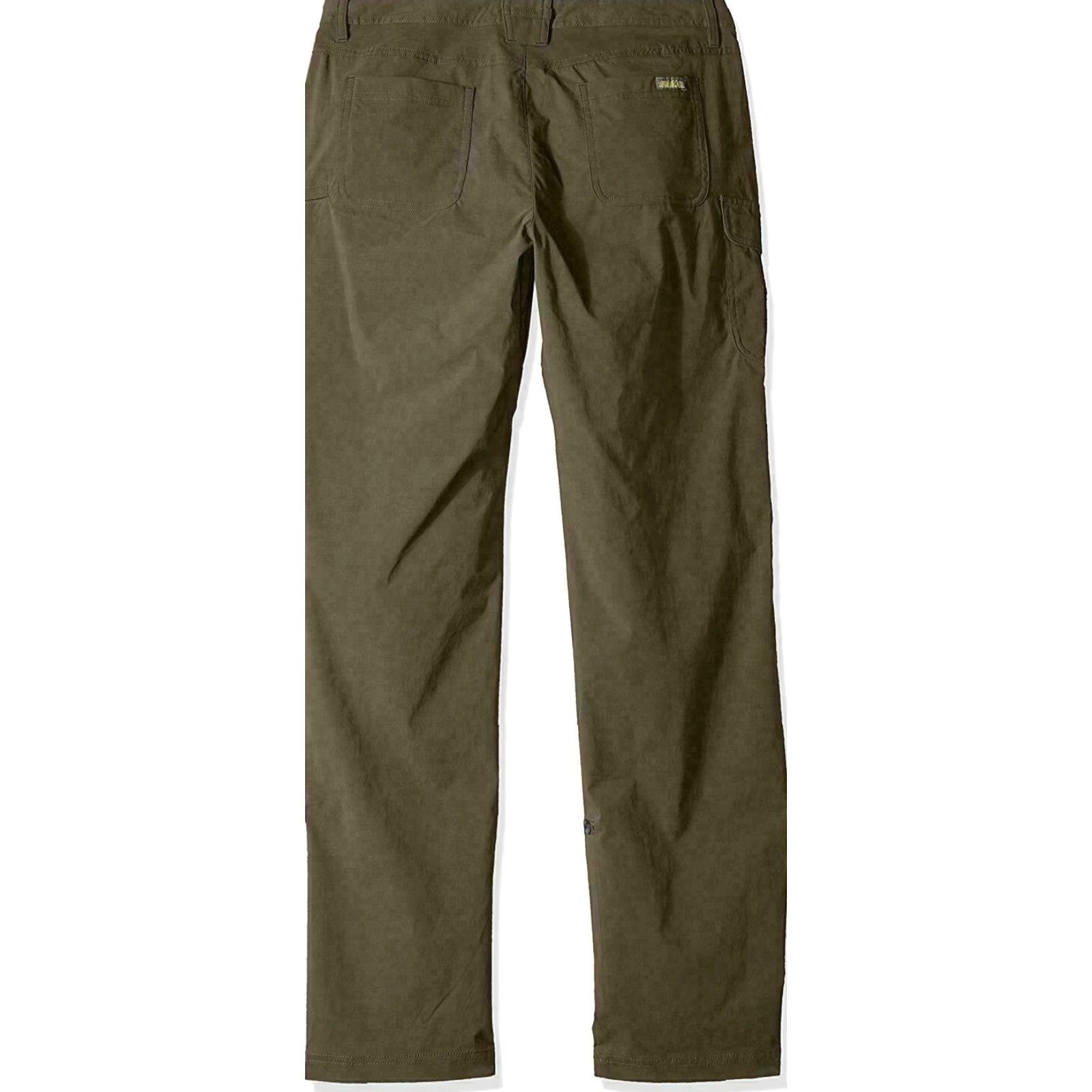Vintage SOLSTICE Women's Cargo Pants Size 6 Stretch Straight Leg Bark Brown 30X30 Outdoor Size 28" / US 6 / IT 42 - 2 Thumbnail