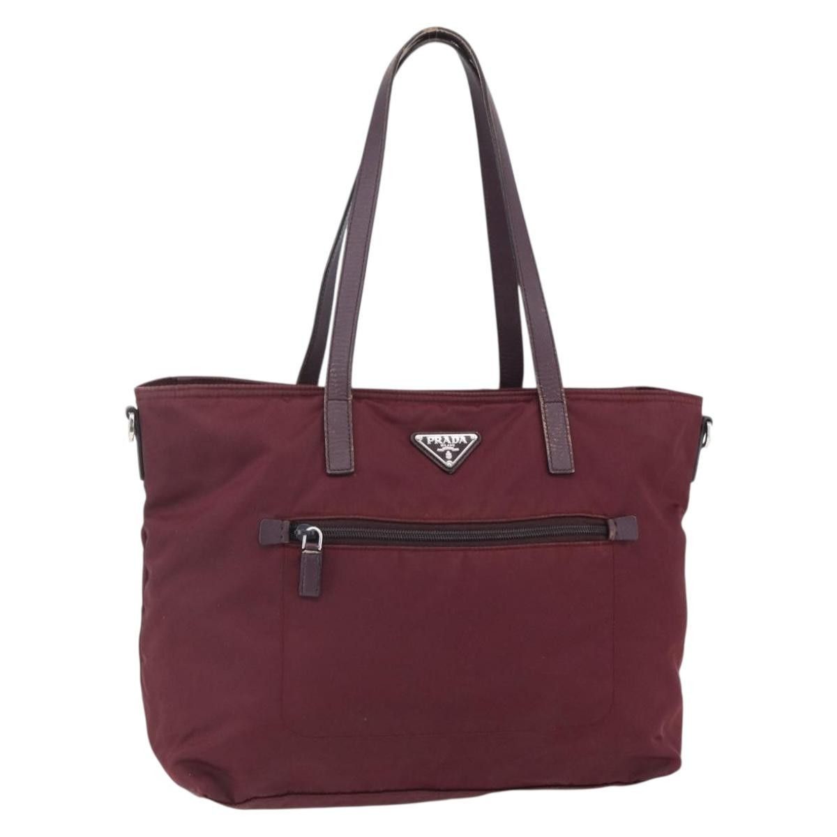 Prada Prada Vintage Zip Tote Tessuto Size ONE SIZE - 1 Thumbnail