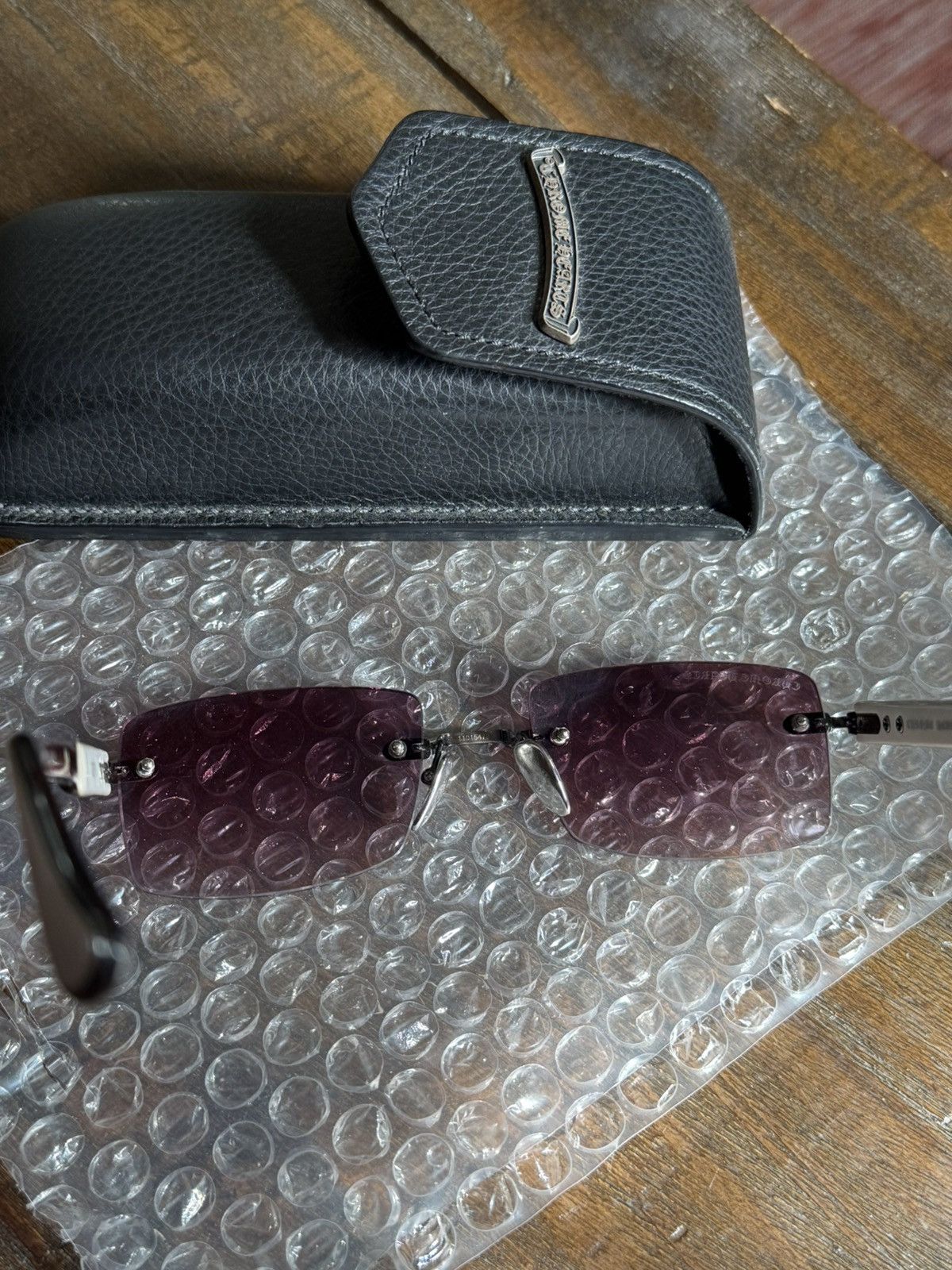 Chrome Hearts Deep II ebony frames (white/purp) Size ONE SIZE - 2 Thumbnail