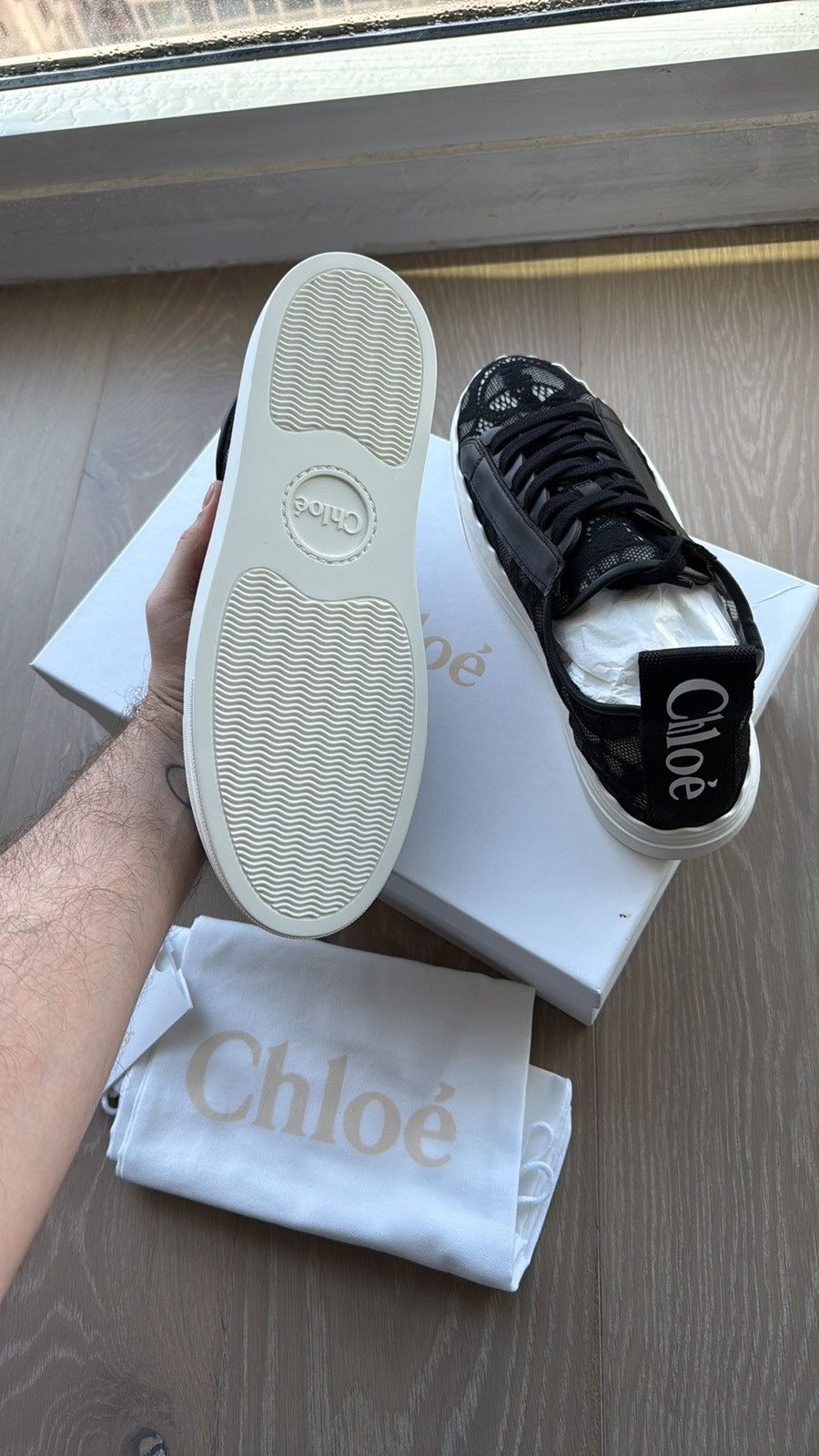 Chloe Chloe Lauren Sneakers size 41EU Size US 11 / IT 41 - 4 Thumbnail
