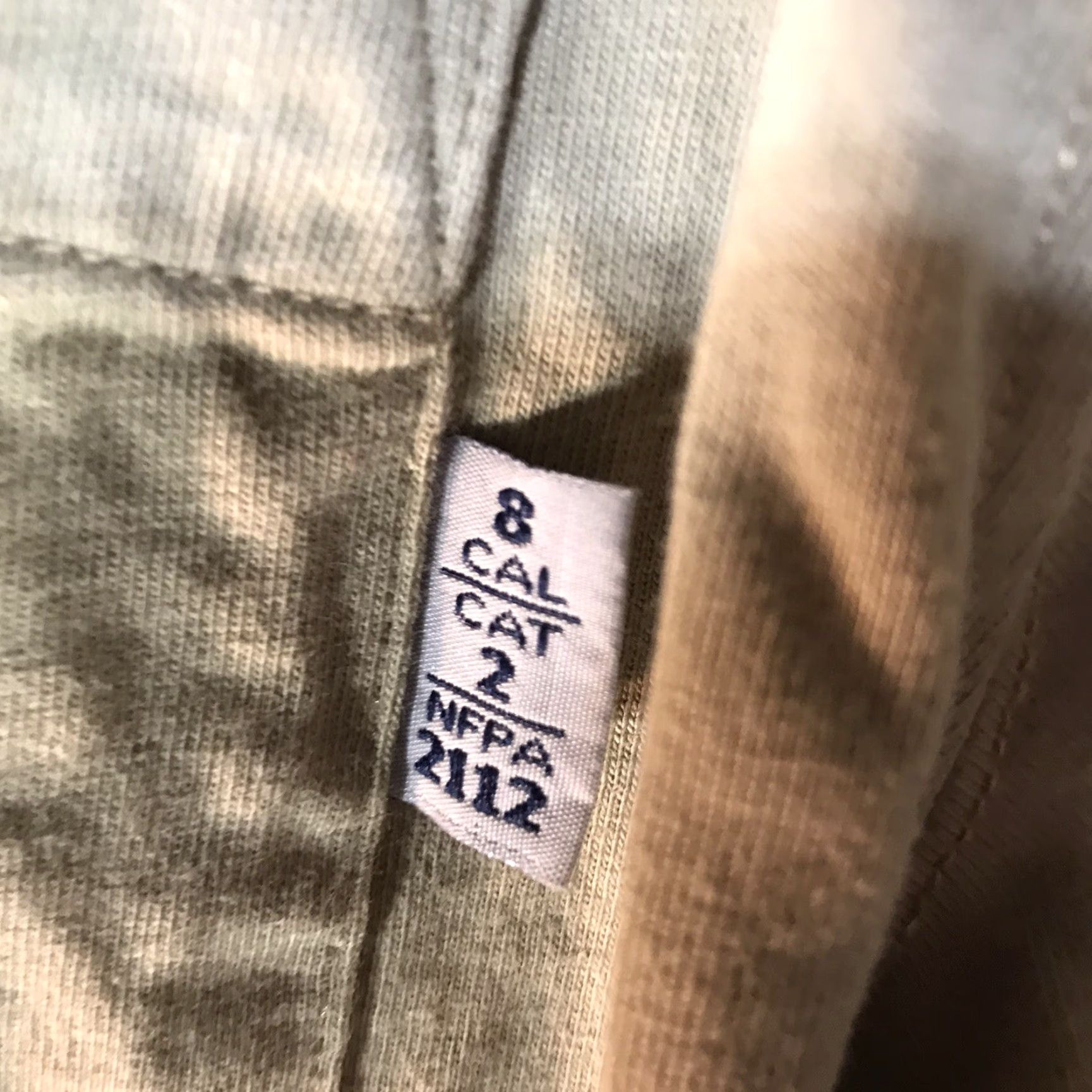 Vintage VINTAGE Tyndale USA Flame Resistant Polo Shirt Men Large Beige Casual Workwear 100% Cotton Size US L / EU 52-54 / 3 - 3 Thumbnail