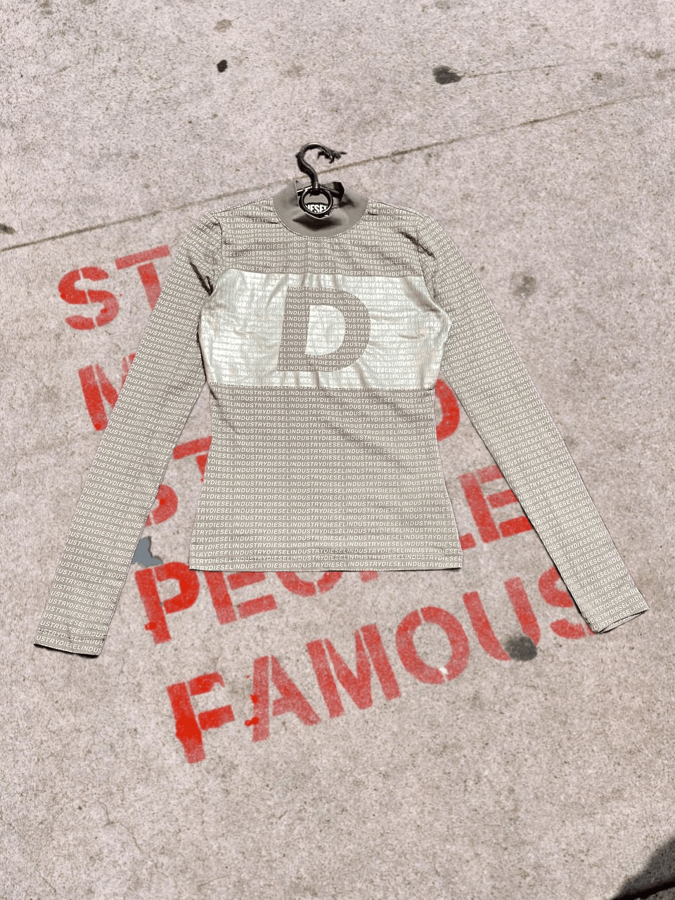 Diesel DIESEL Long sleeve Graphic Print Top MONOGRAMM Size S / US 4 / IT 40 - 1 Thumbnail